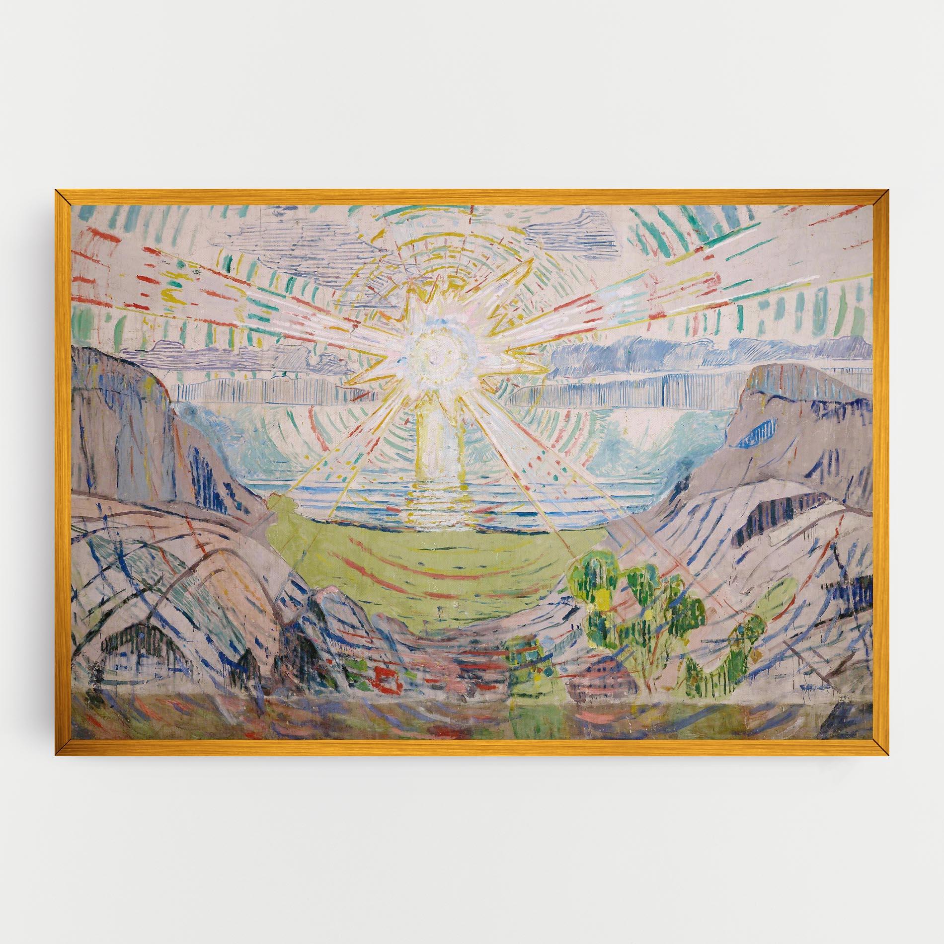 Vászonkép The Sun Art mockup 0