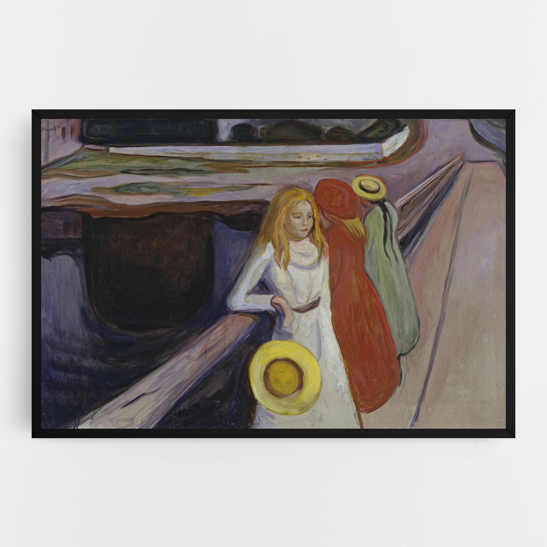 Vászonkép Bridge Girls mockup 0