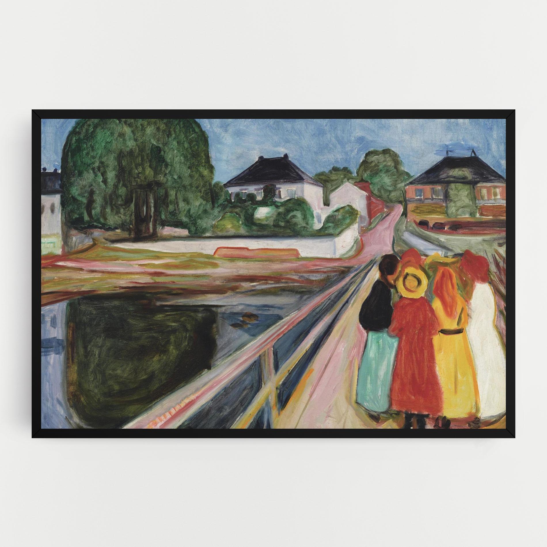 Vászonkép Pikene Pa Broen mockup 0