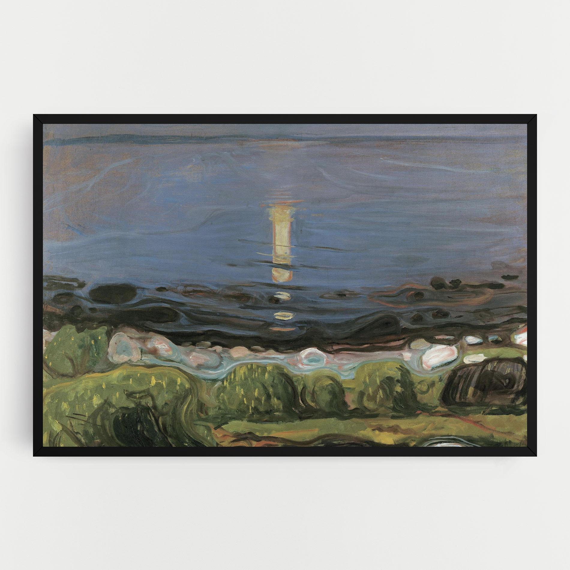 Vászonkép Summer Night Beach mockup 0