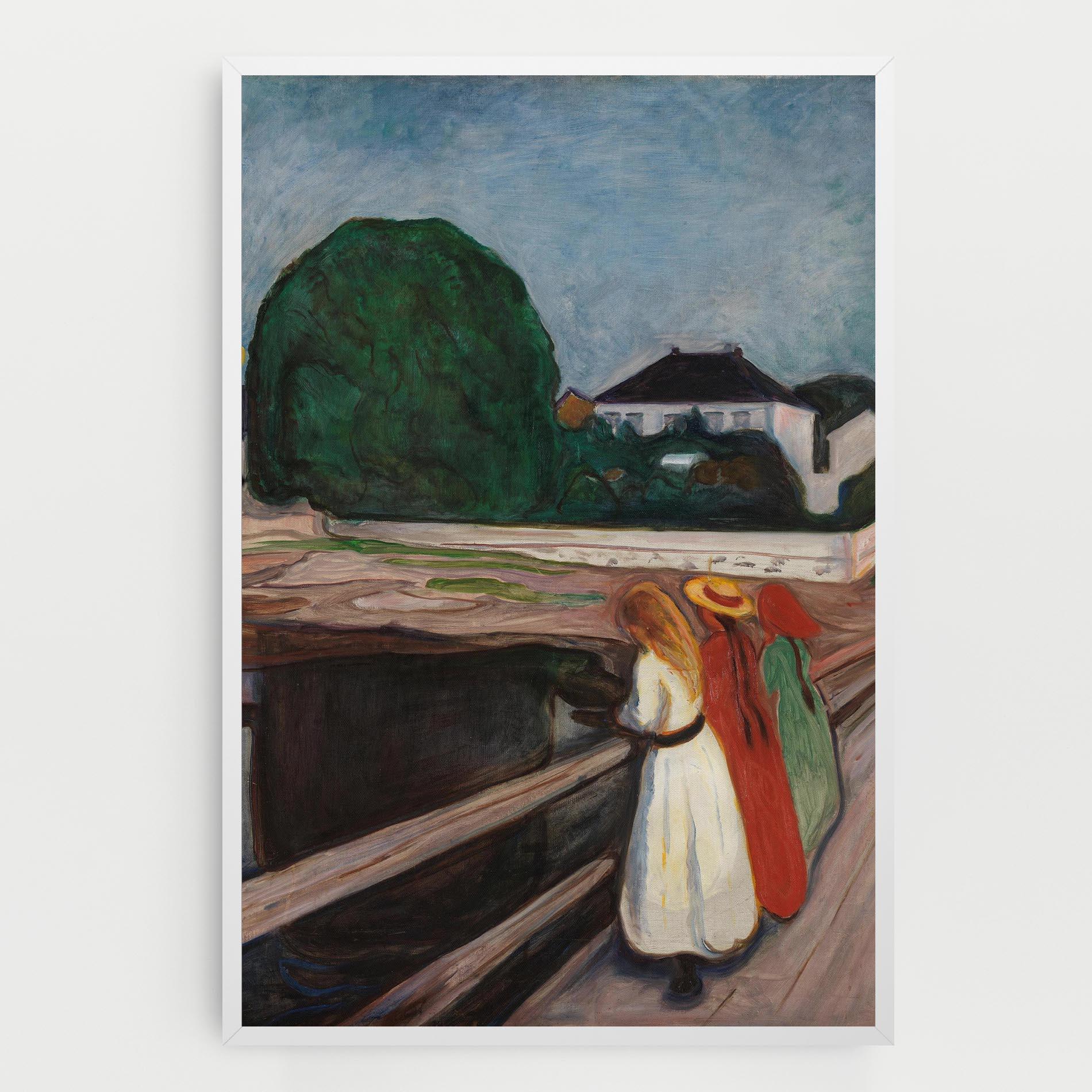 Vászonkép Girls On The Bridge mockup 0