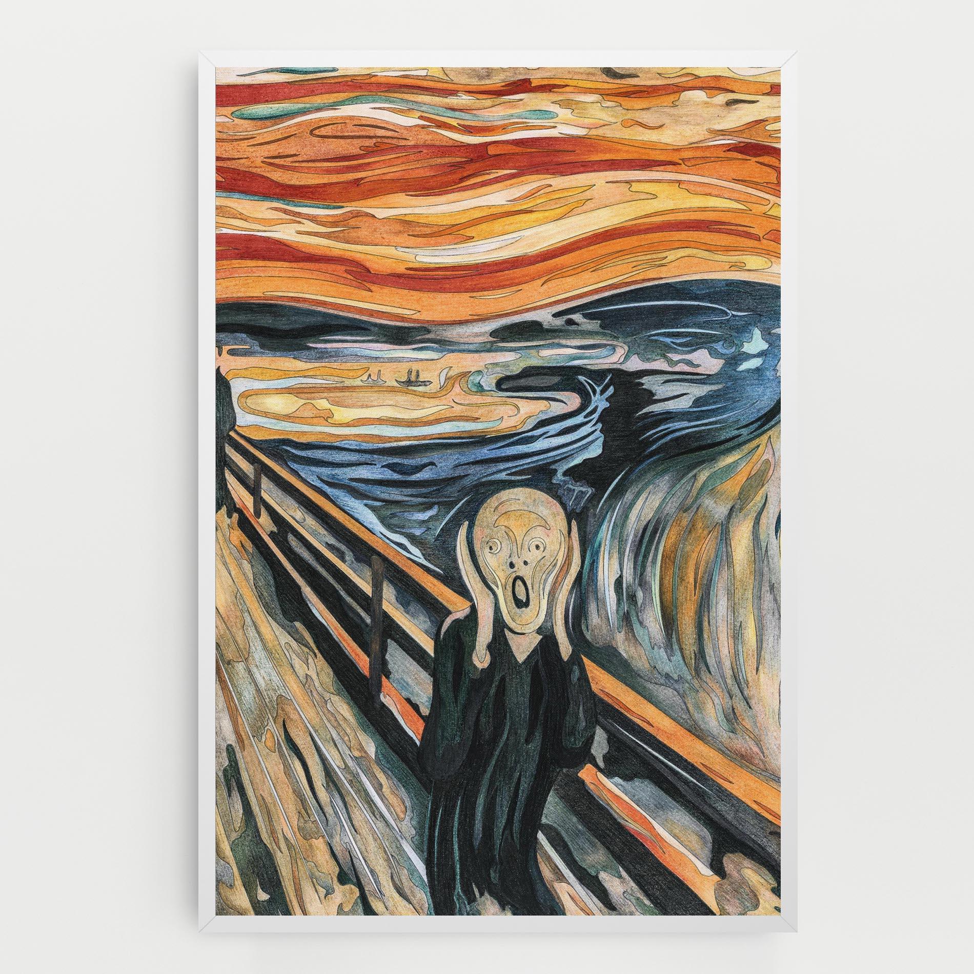 Vászonkép The Scream mockup 0