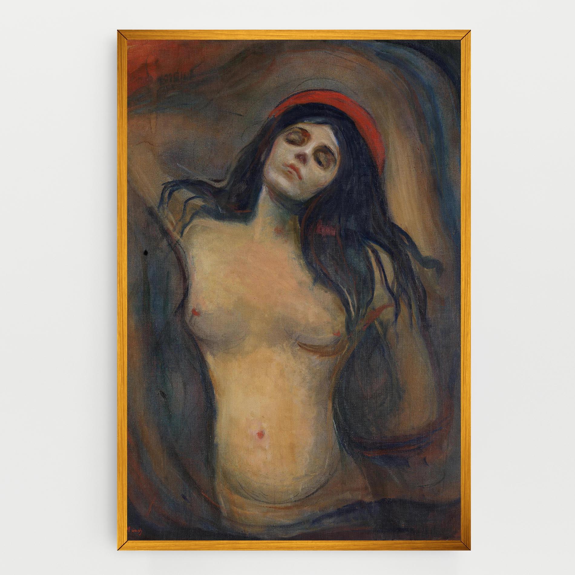 Vászonkép Madonna Oil Painting mockup 0