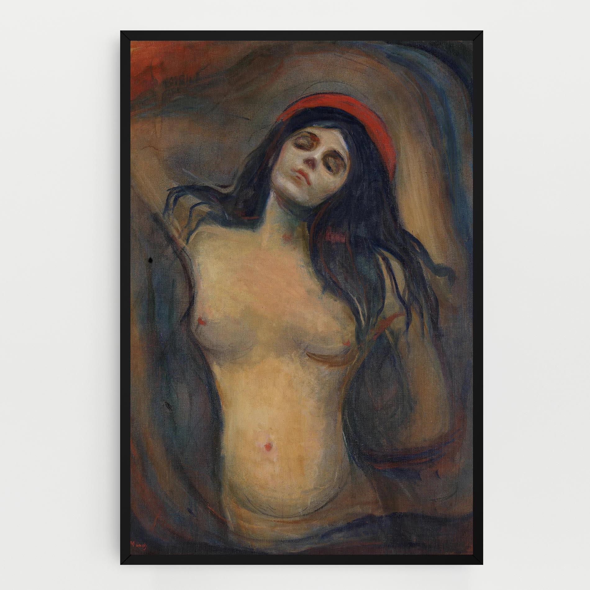 Vászonkép Madonna Oil Painting mockup 0