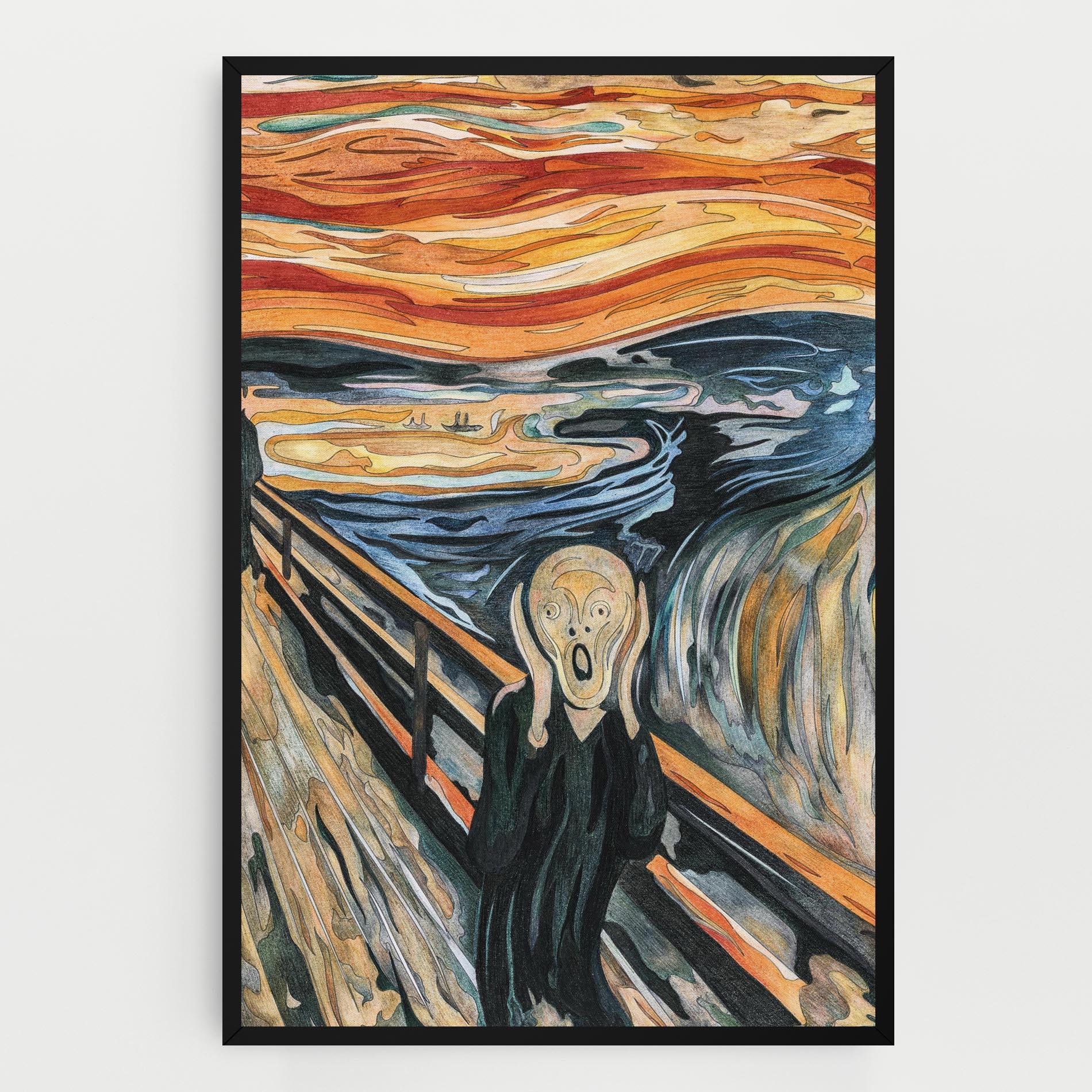 Vászonkép The Scream mockup 0