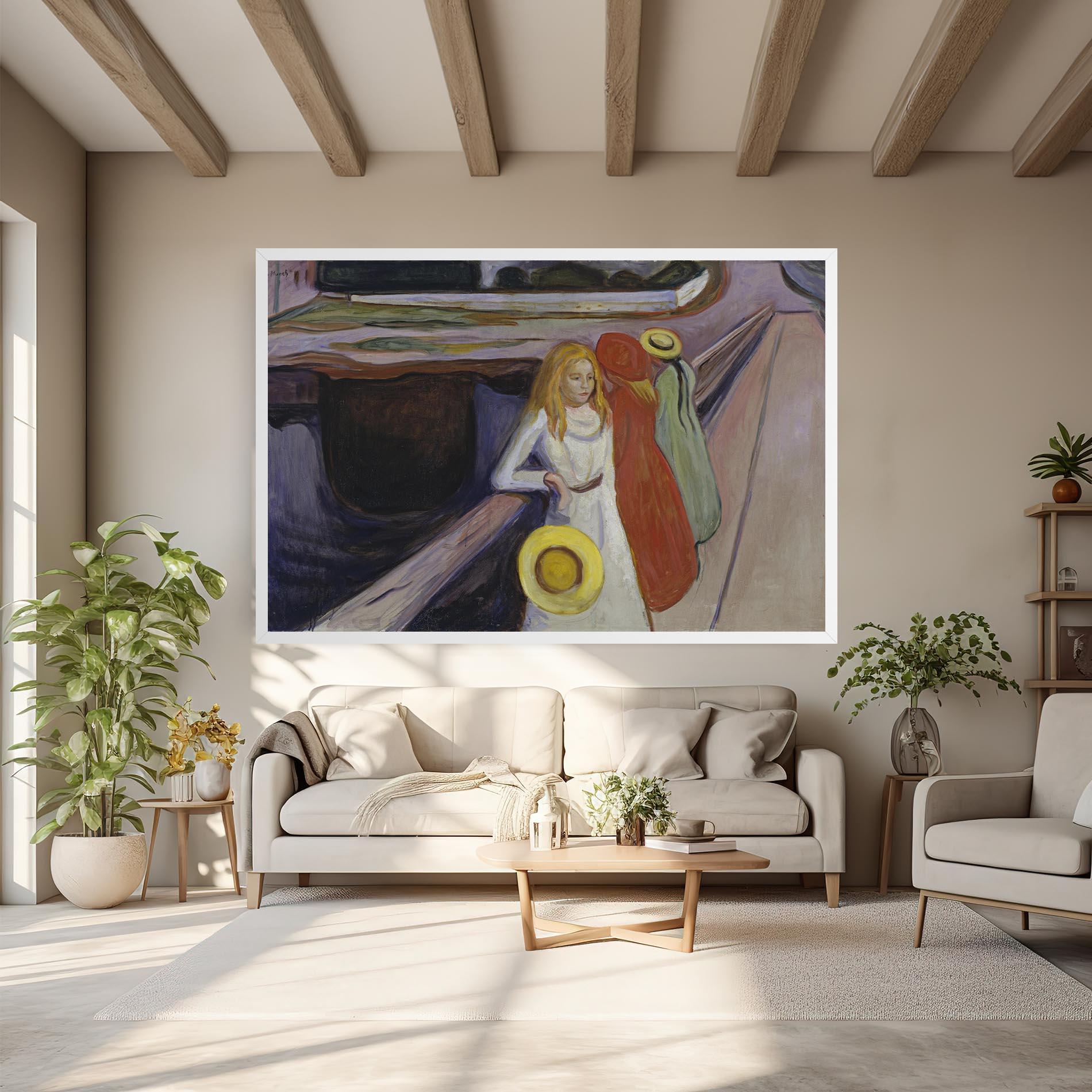 Vászonkép Bridge Girls mockup 6