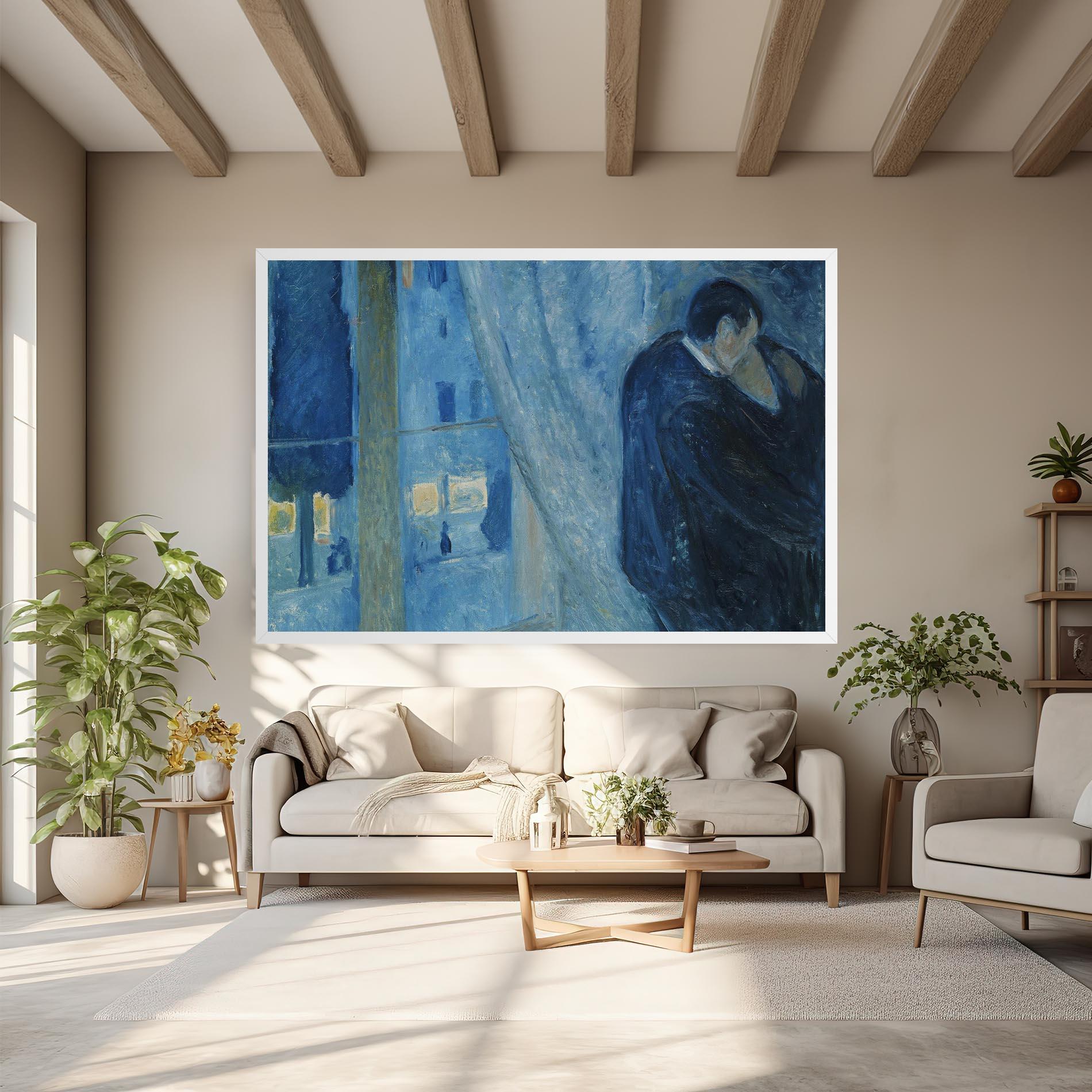 Vászonkép Kiss By The Window mockup 6