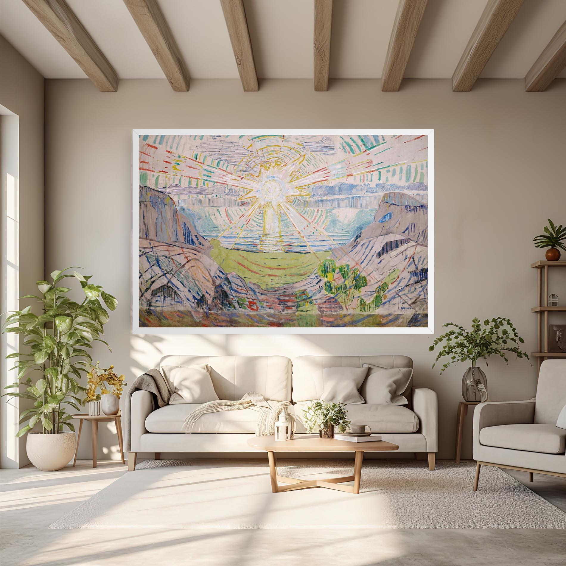 Vászonkép The Sun Art mockup 6