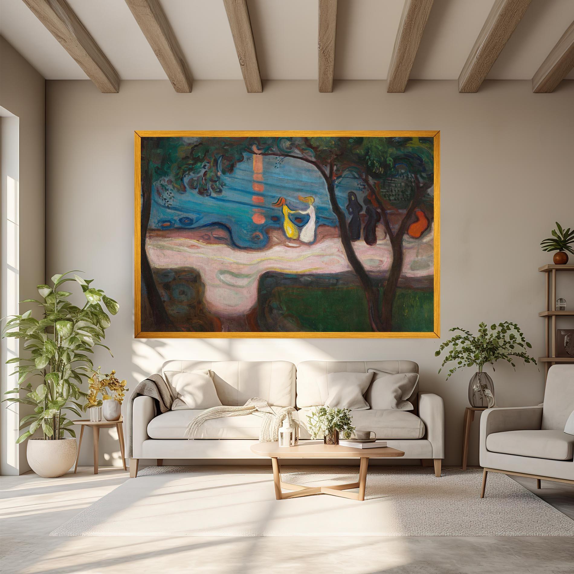 Vászonkép Dance On The Beach mockup 6