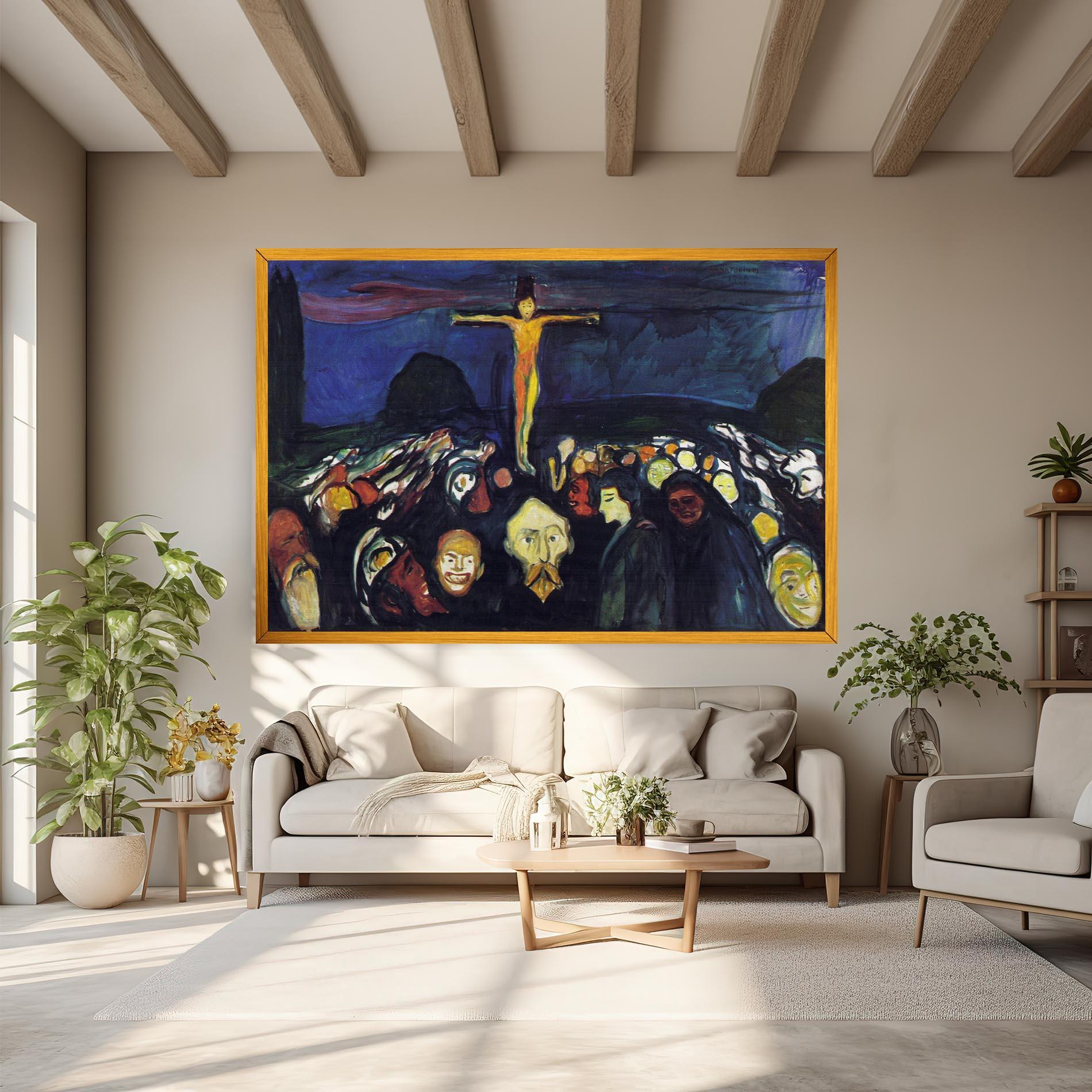 Vászonkép Golgotha mockup 6