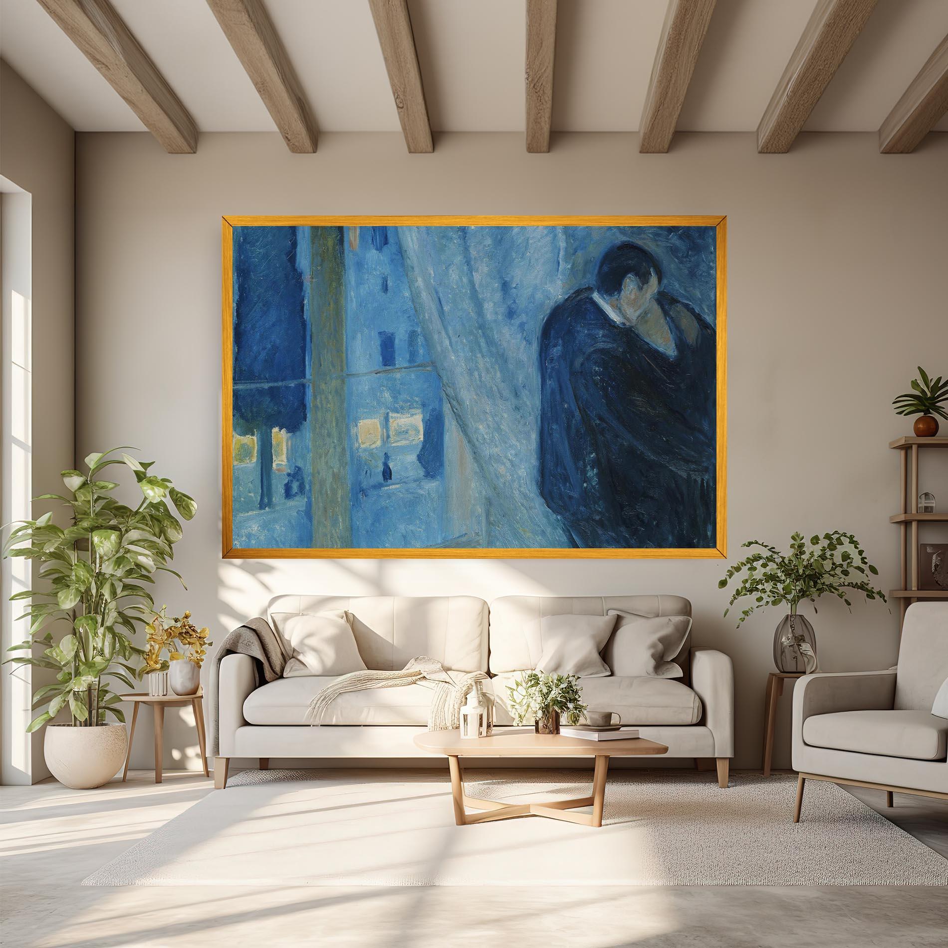 Vászonkép Kiss By The Window mockup 6