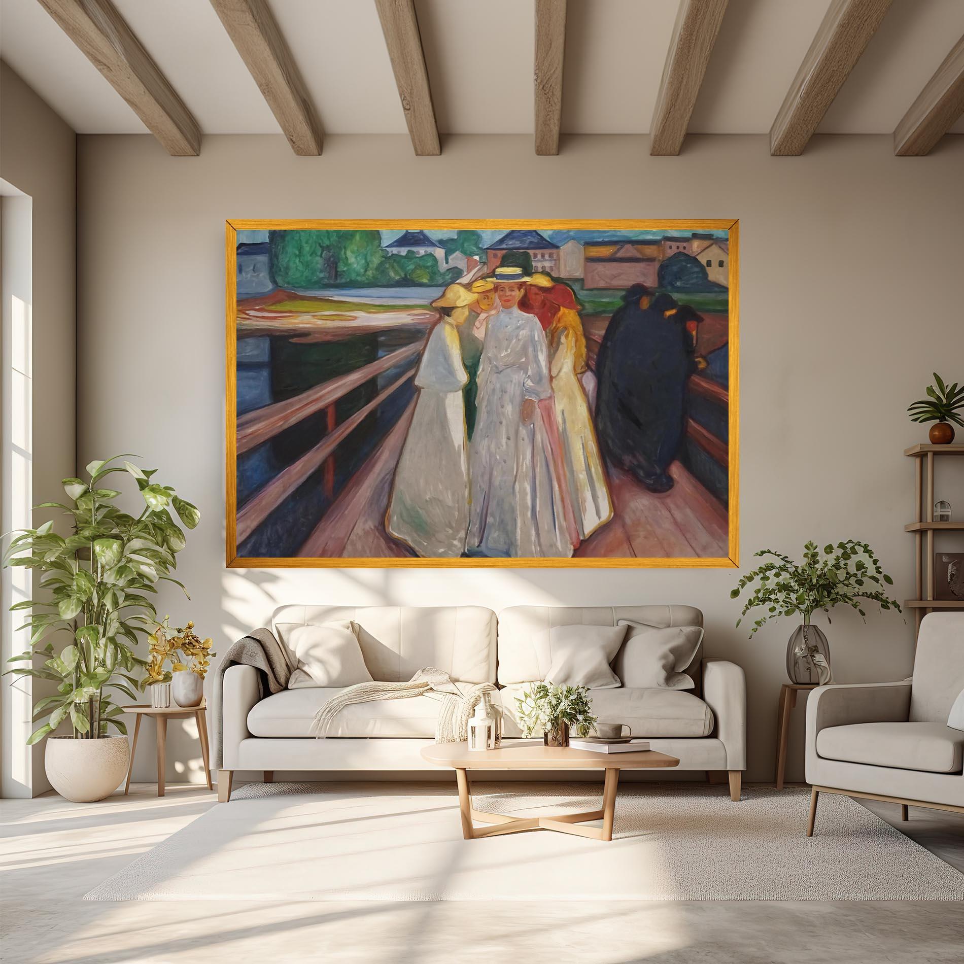 Vászonkép Munch Art mockup 6