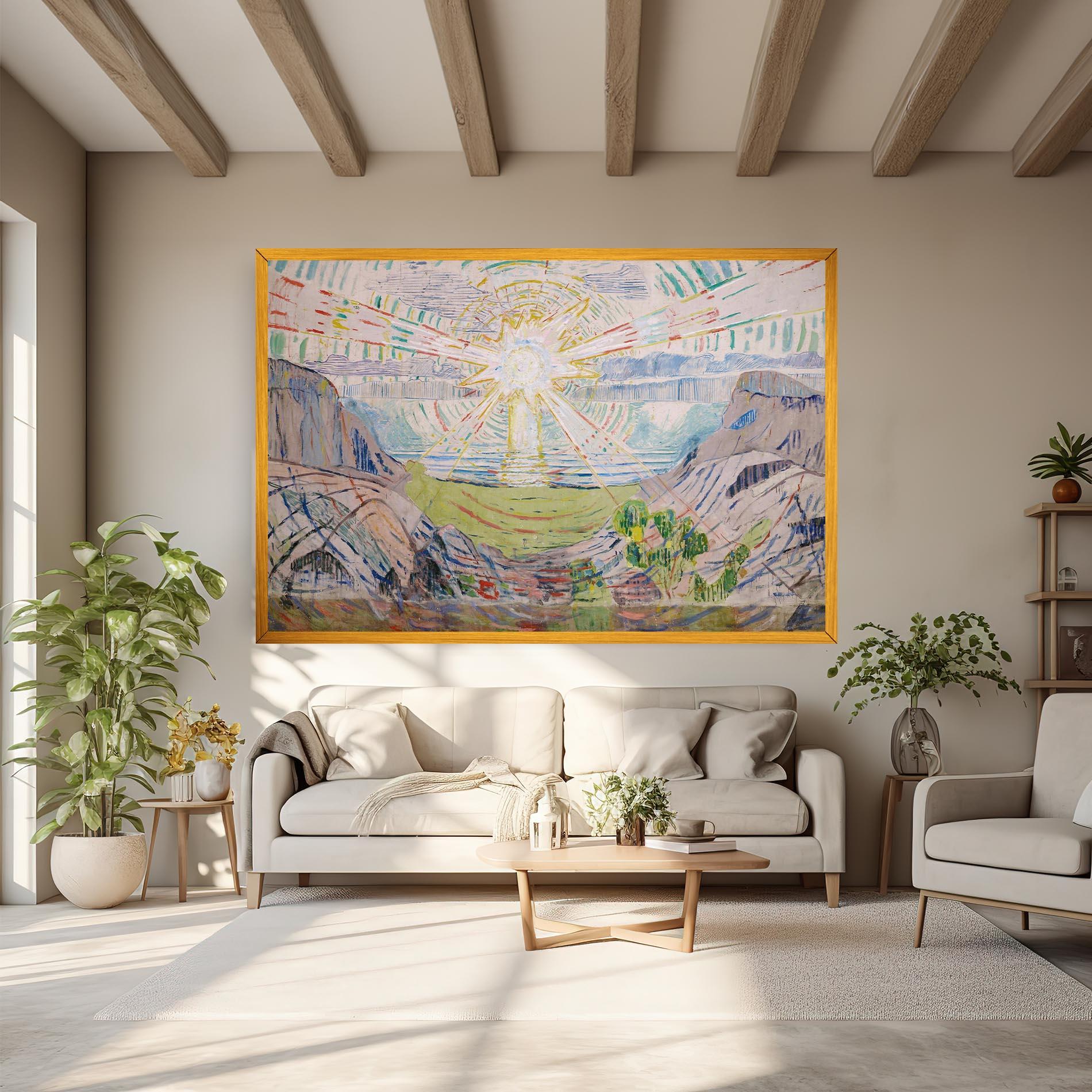 Vászonkép The Sun Art mockup 6