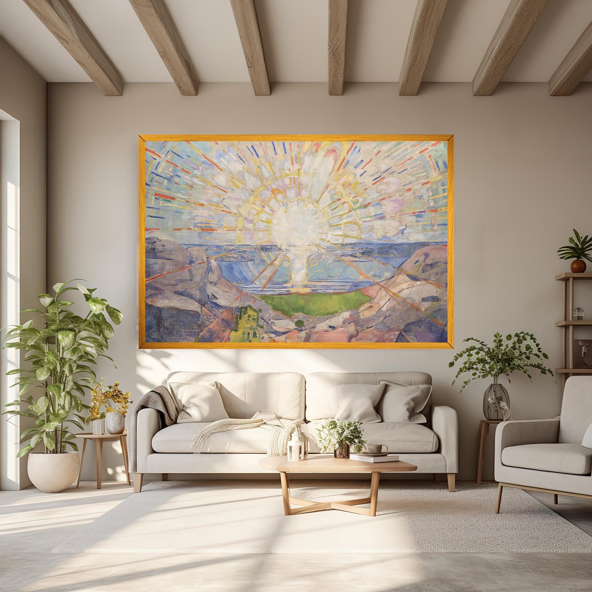 Vászonkép The Sun mockup 6