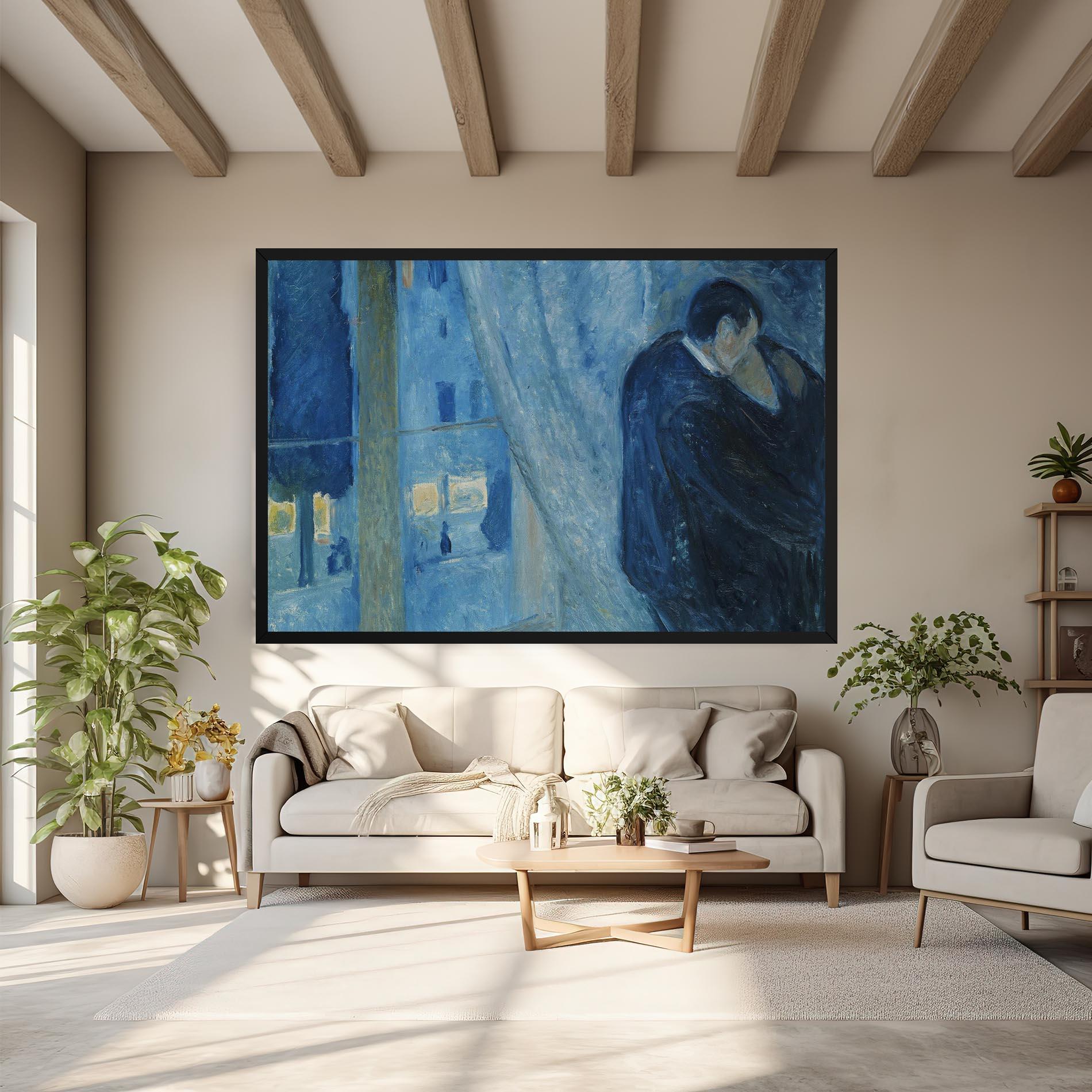 Vászonkép Kiss By The Window mockup 6