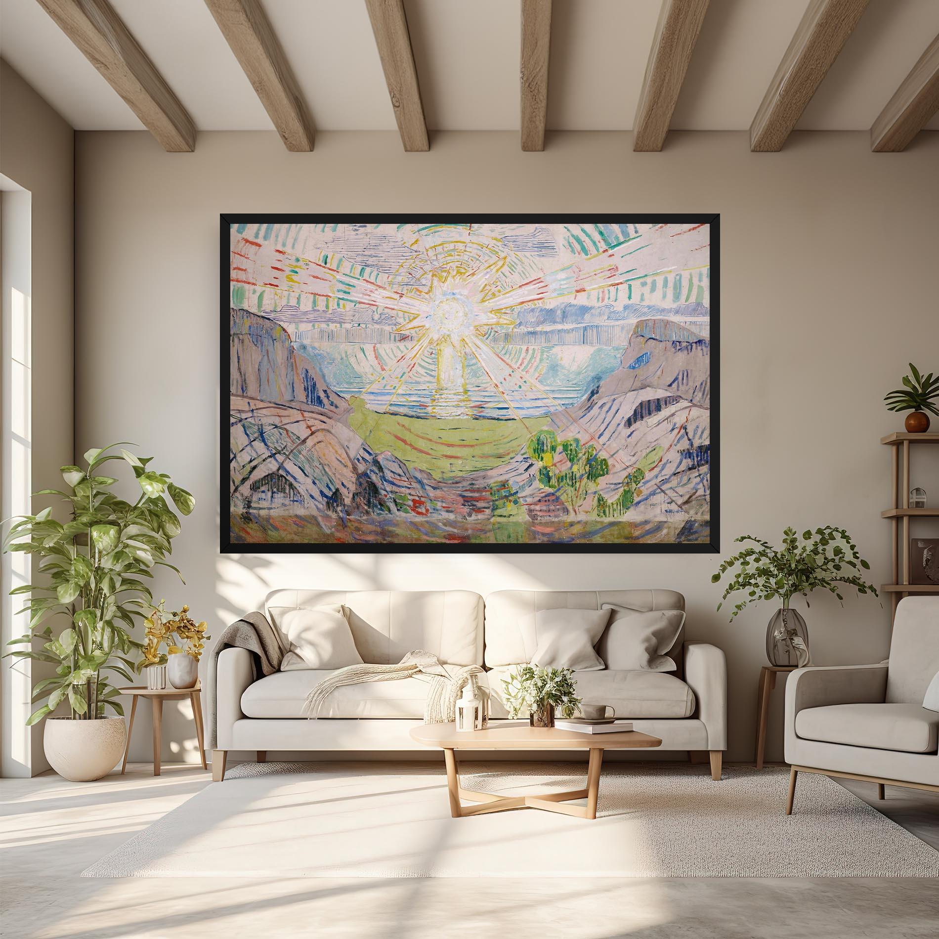 Vászonkép The Sun Art mockup 6