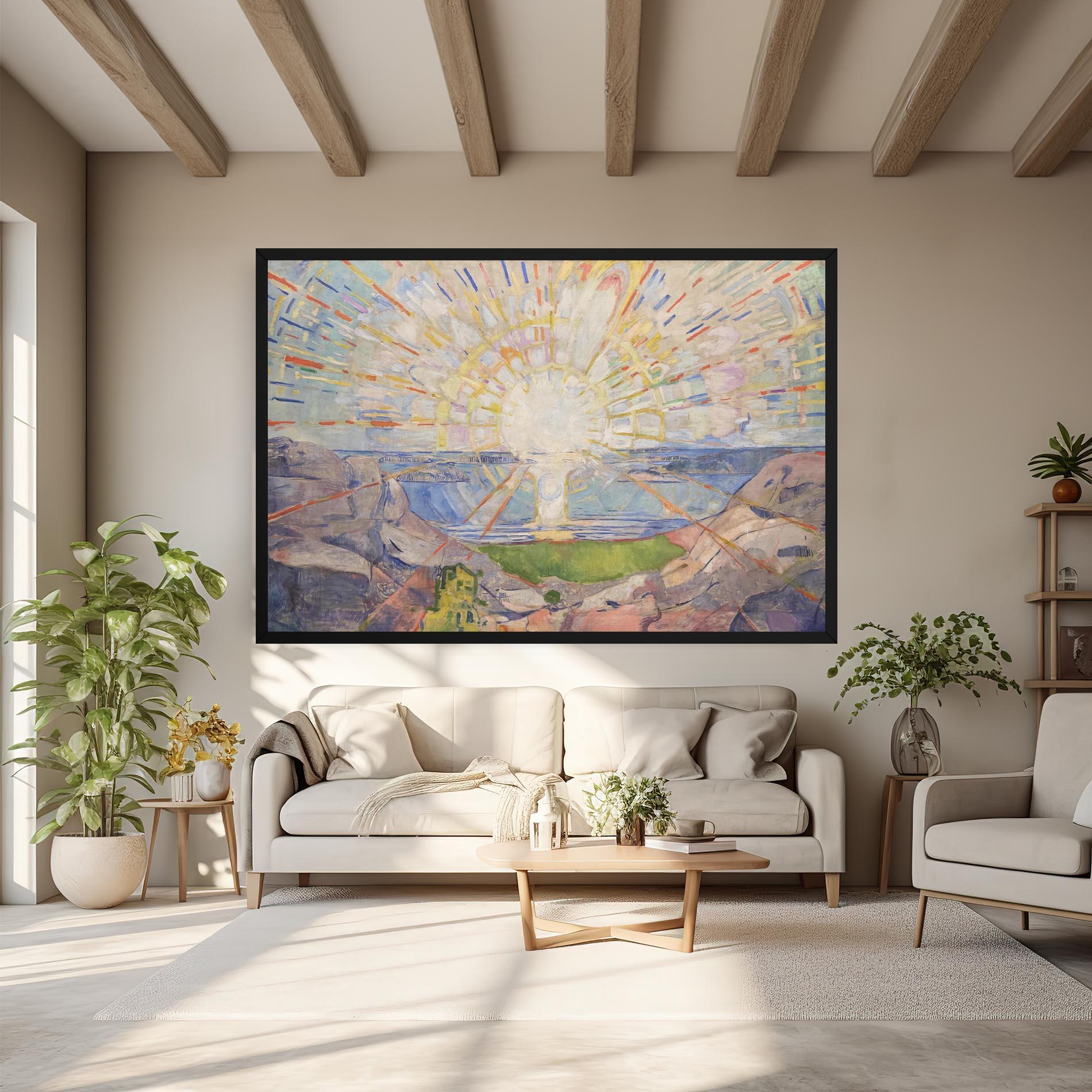 Vászonkép The Sun mockup 6