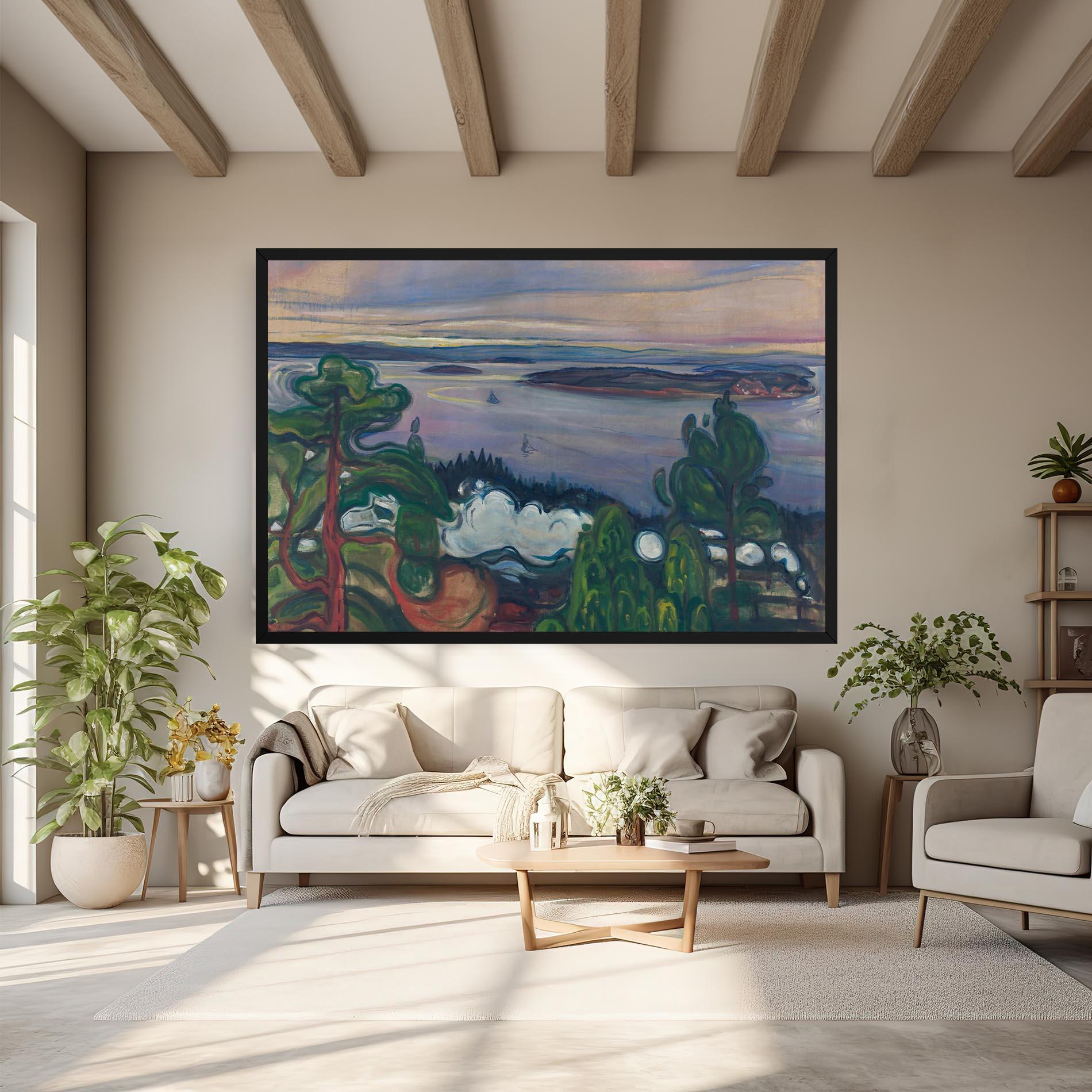 Vászonkép Train Smoke mockup 6