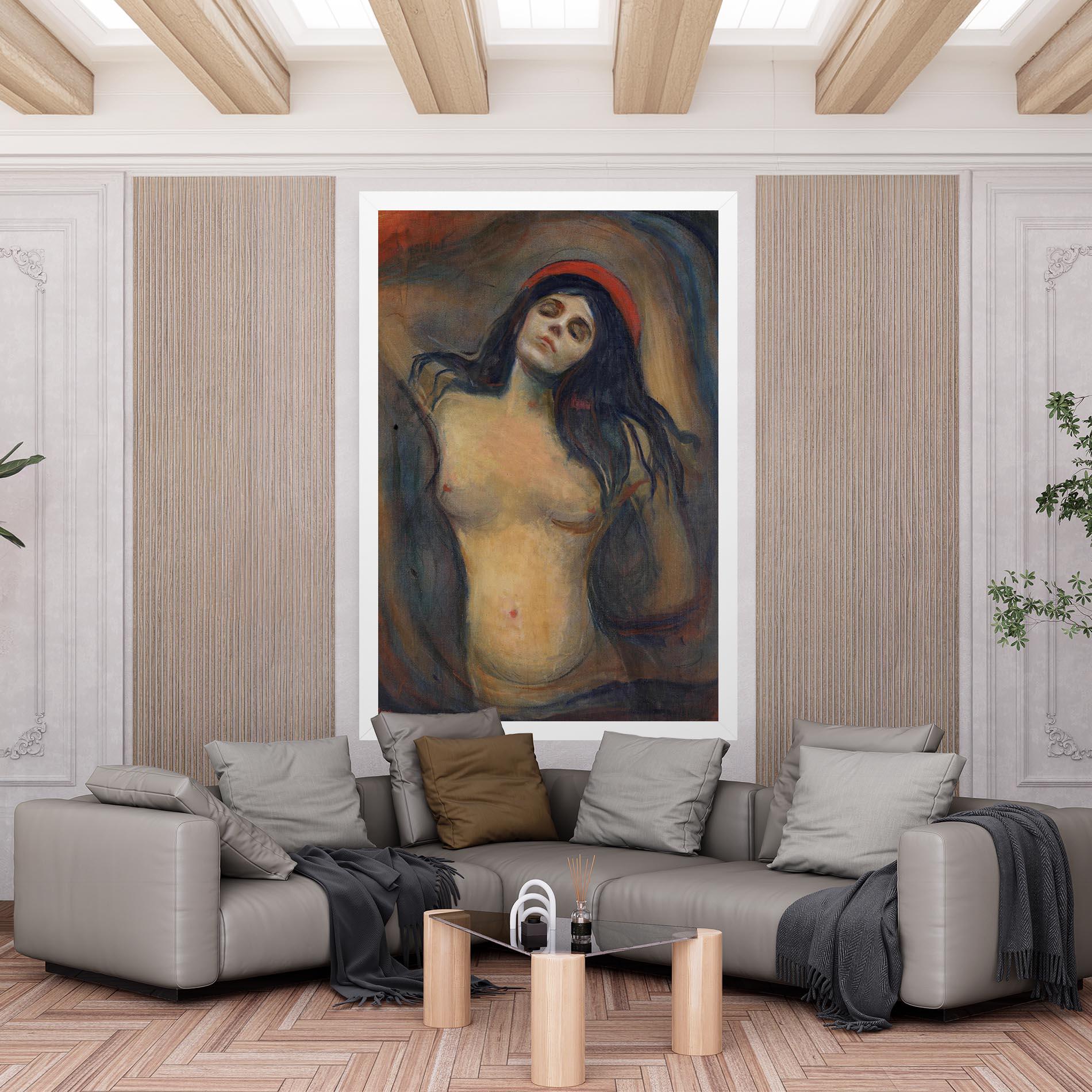 Vászonkép Madonna Oil Painting mockup 6