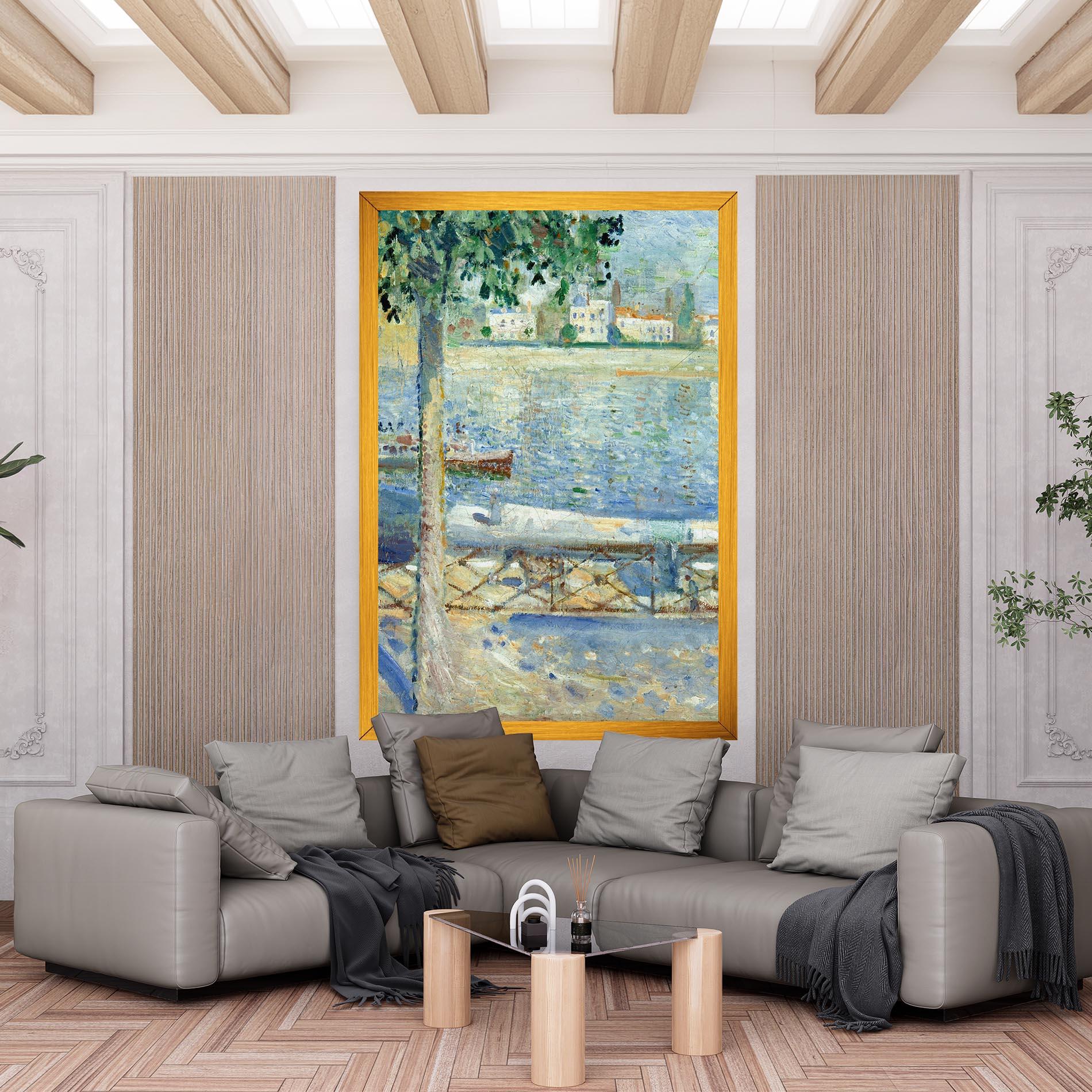 Vászonkép Seine At Saint mockup 6