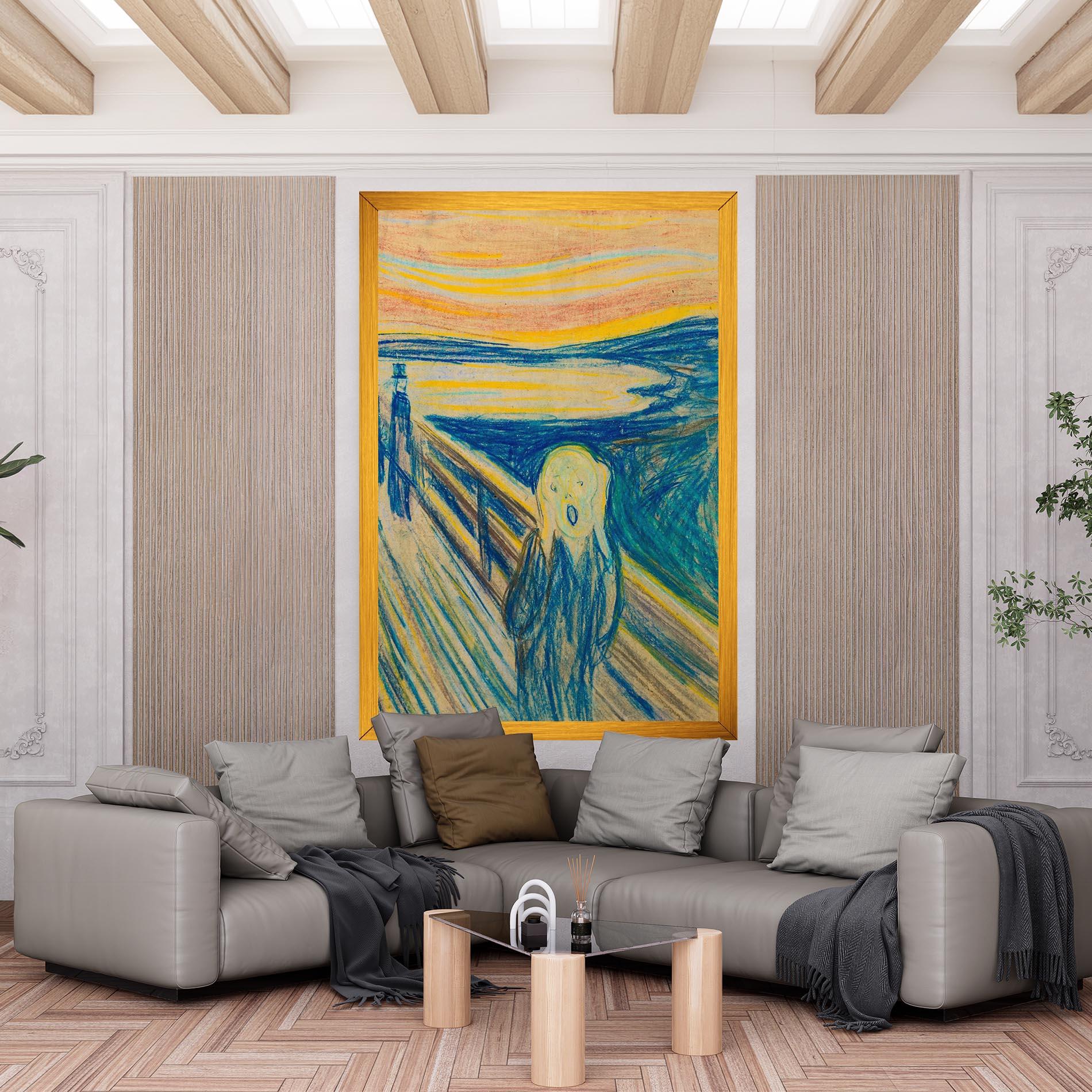 Vászonkép Skrik_1893 mockup 6