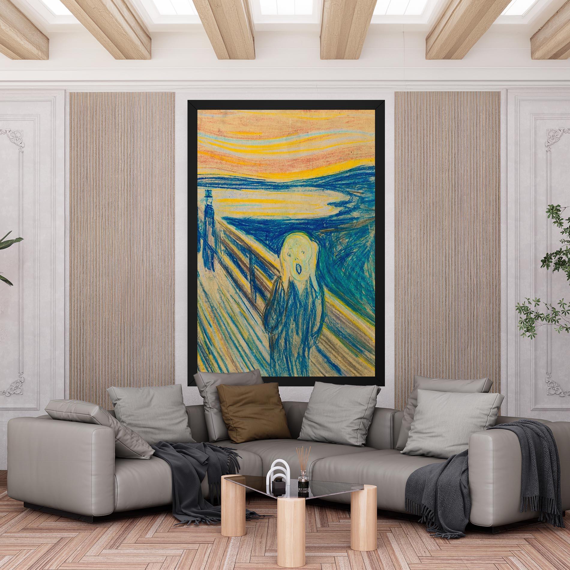 Vászonkép Skrik_1893 mockup 6