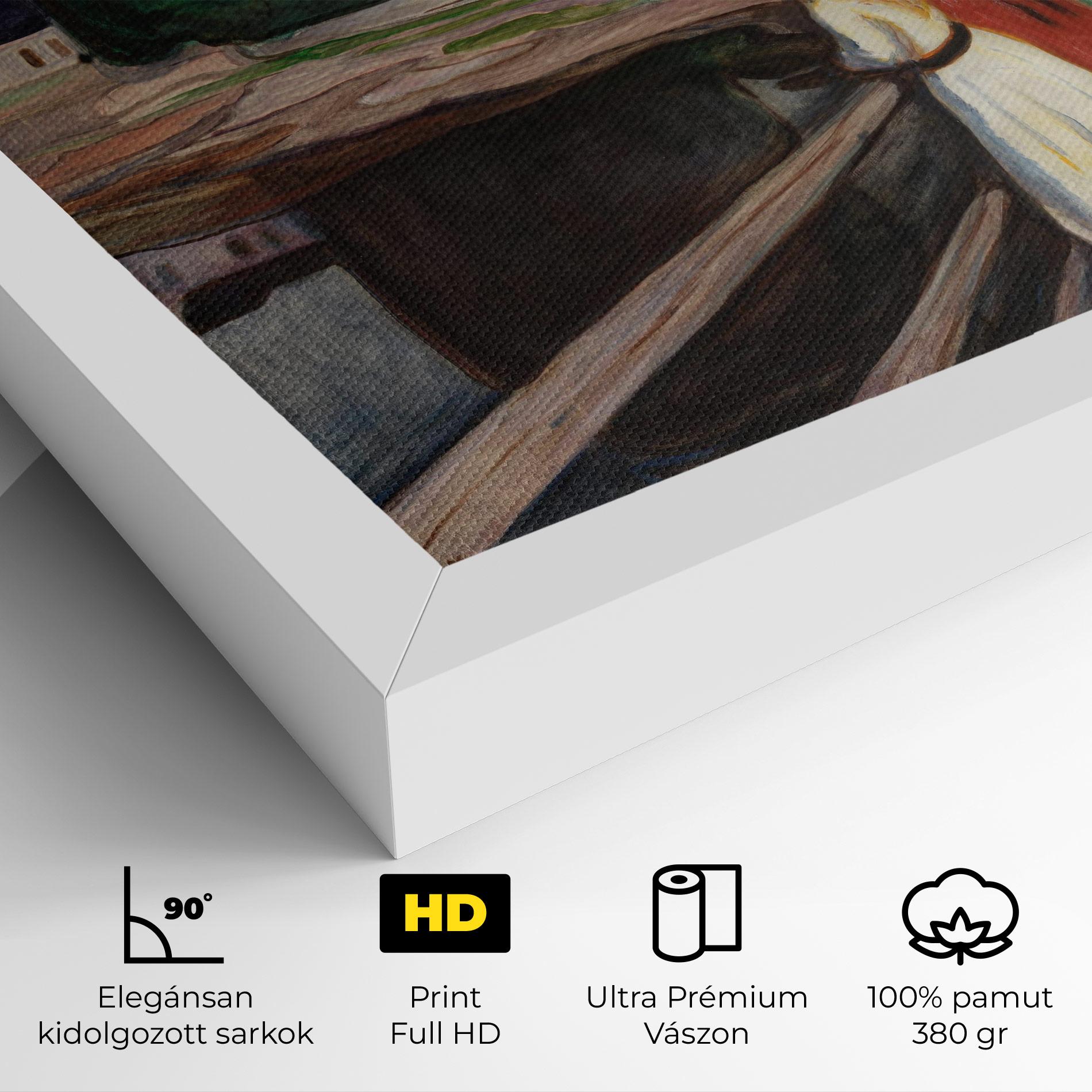 Vászonkép Girls On The Bridge mockup 4