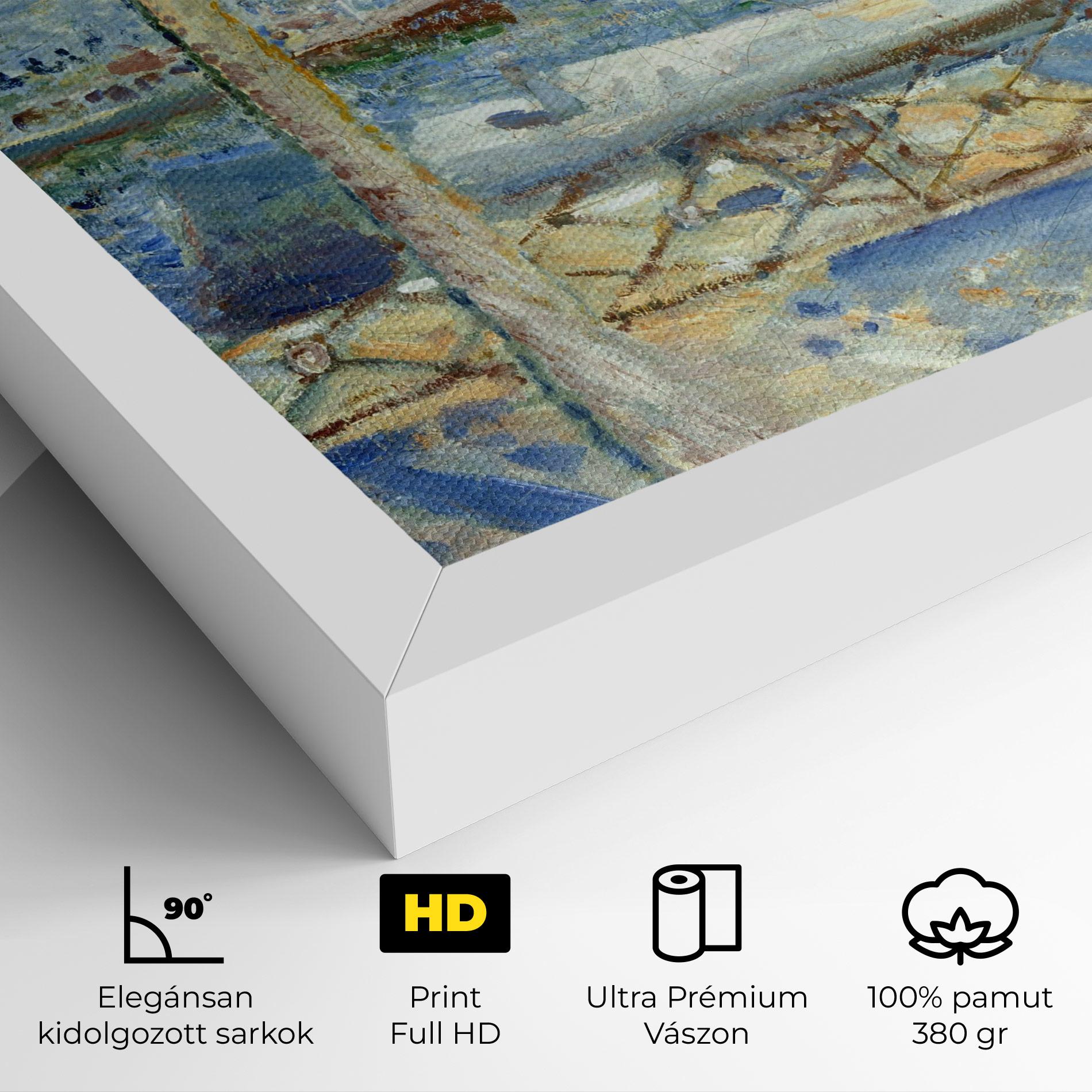 Vászonkép Seine At Saint mockup 4