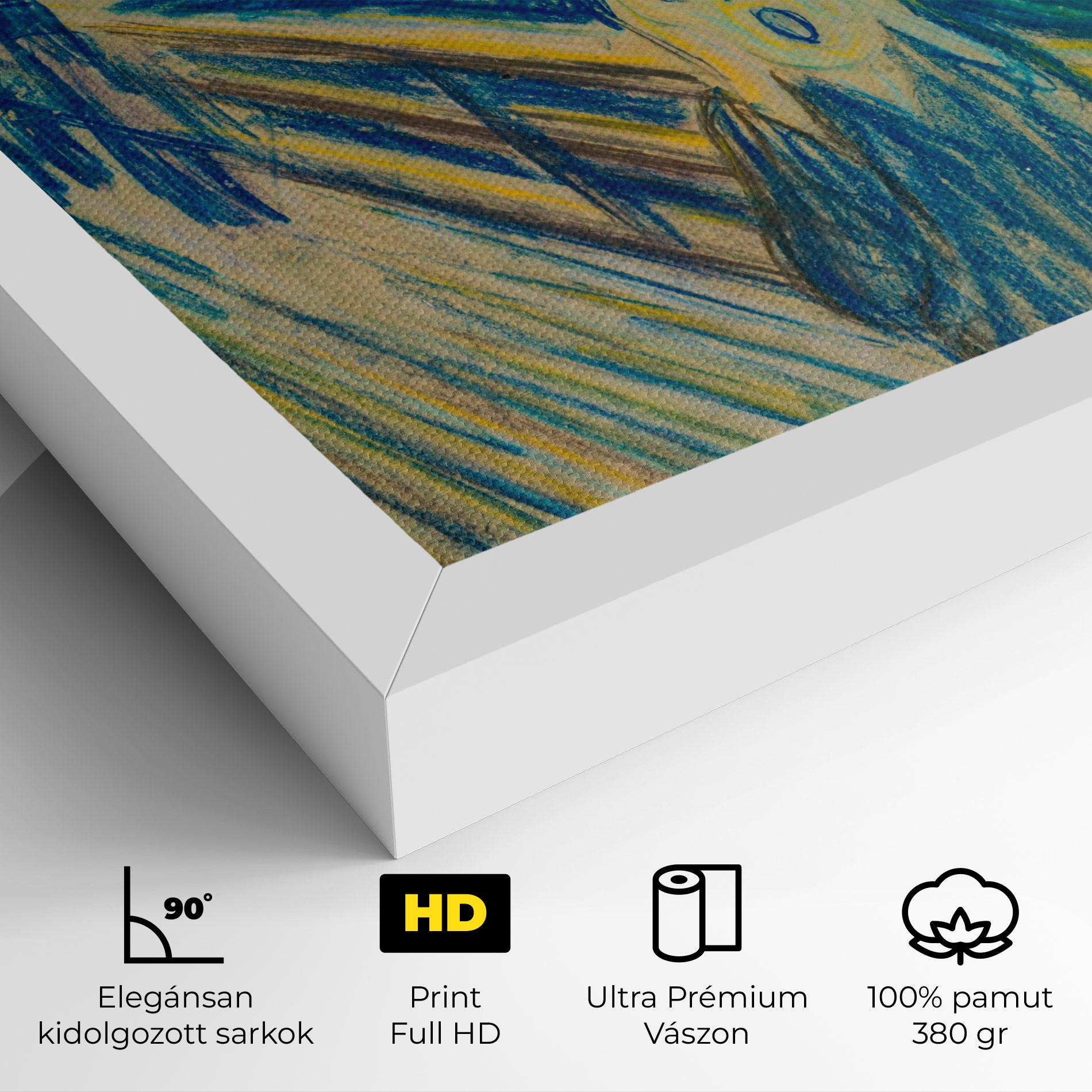 Vászonkép Skrik_1893 mockup 4