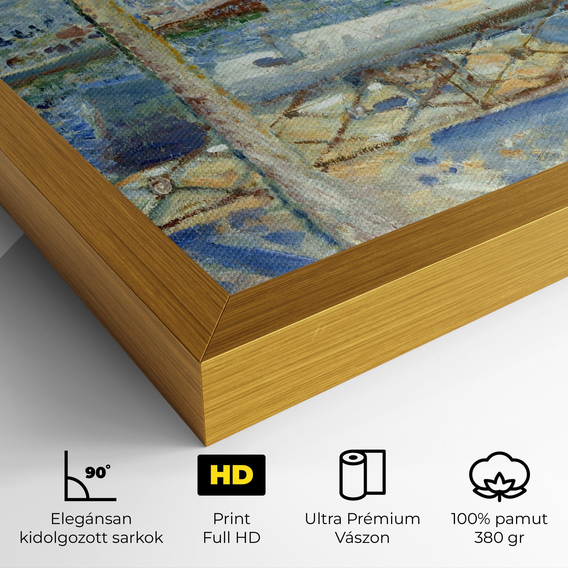 Vászonkép Seine At Saint mockup 4