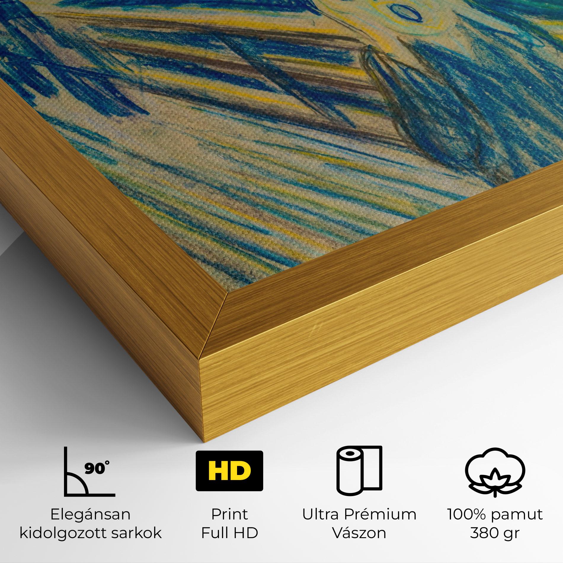 Vászonkép Skrik_1893 mockup 4