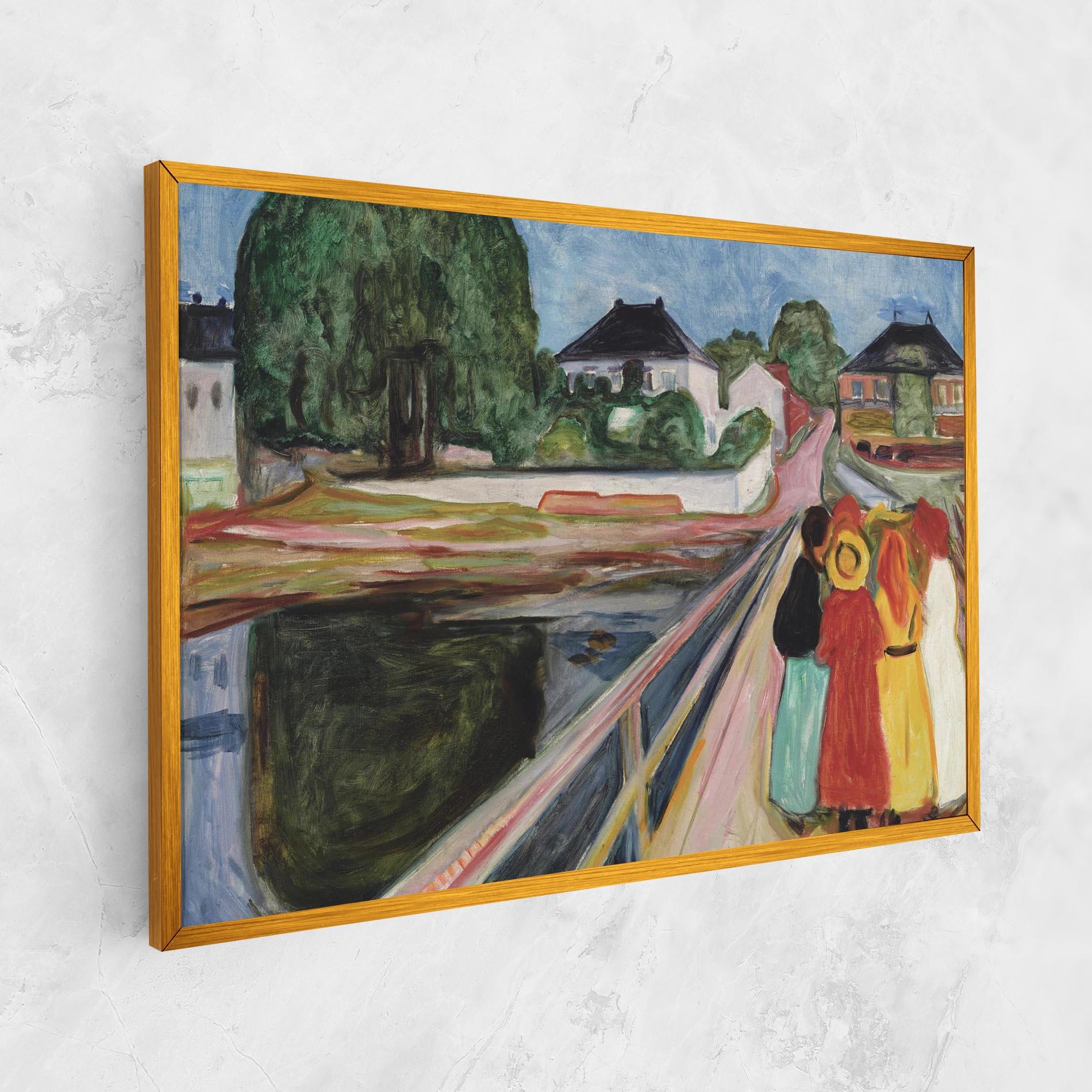 Vászonkép Pikene Pa Broen mockup 1