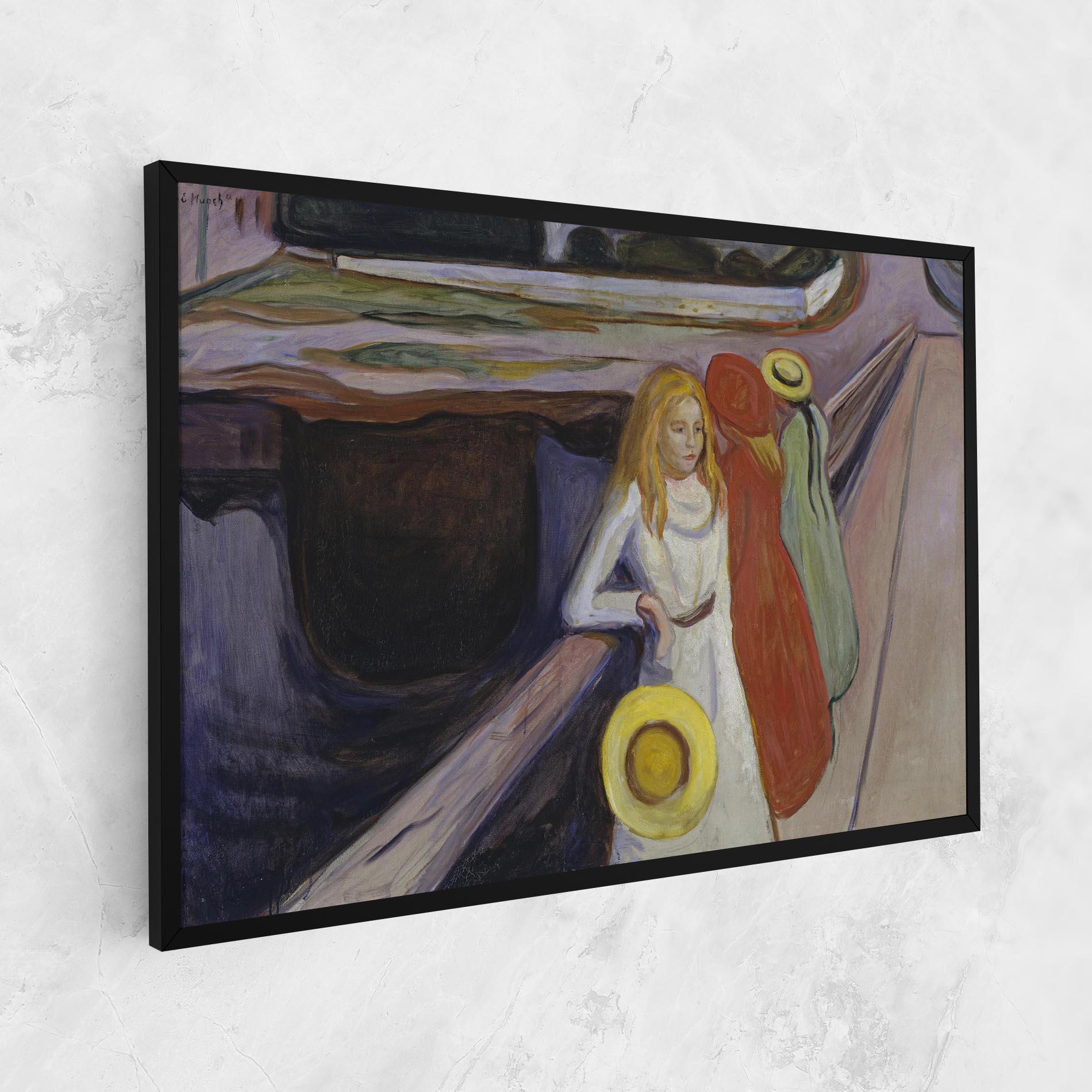 Vászonkép Bridge Girls mockup 1