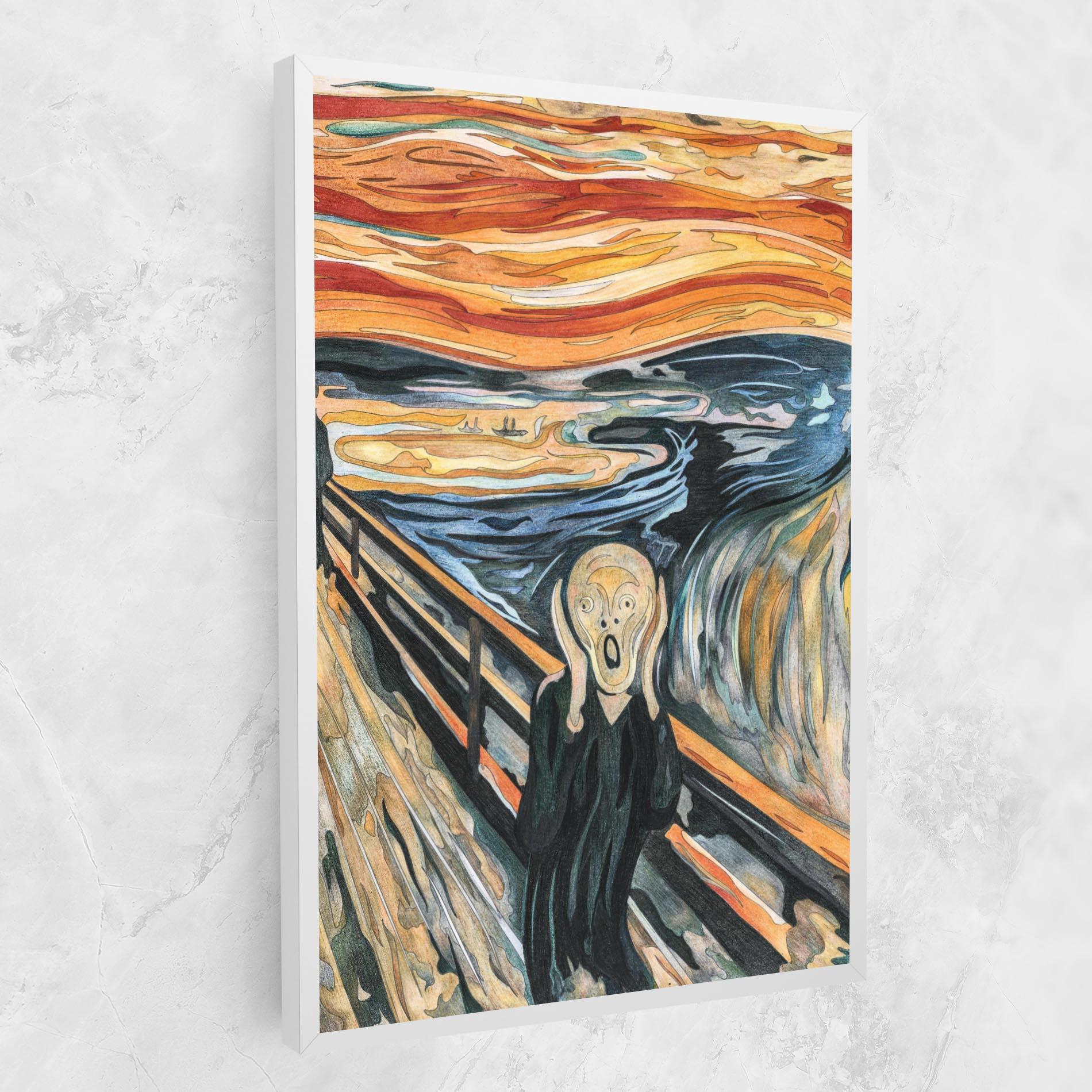 Vászonkép The Scream mockup 1