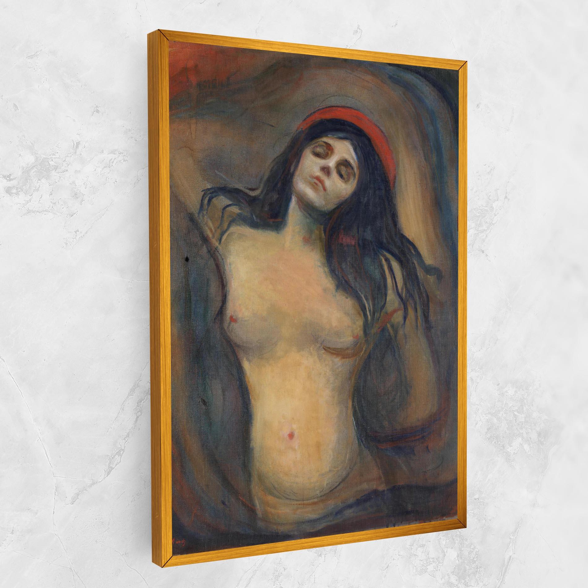 Vászonkép Madonna Oil Painting mockup 1