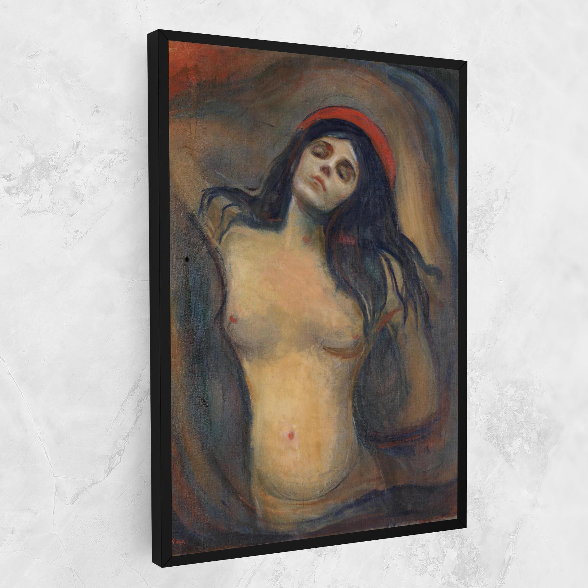 Vászonkép Madonna Oil Painting mockup 1