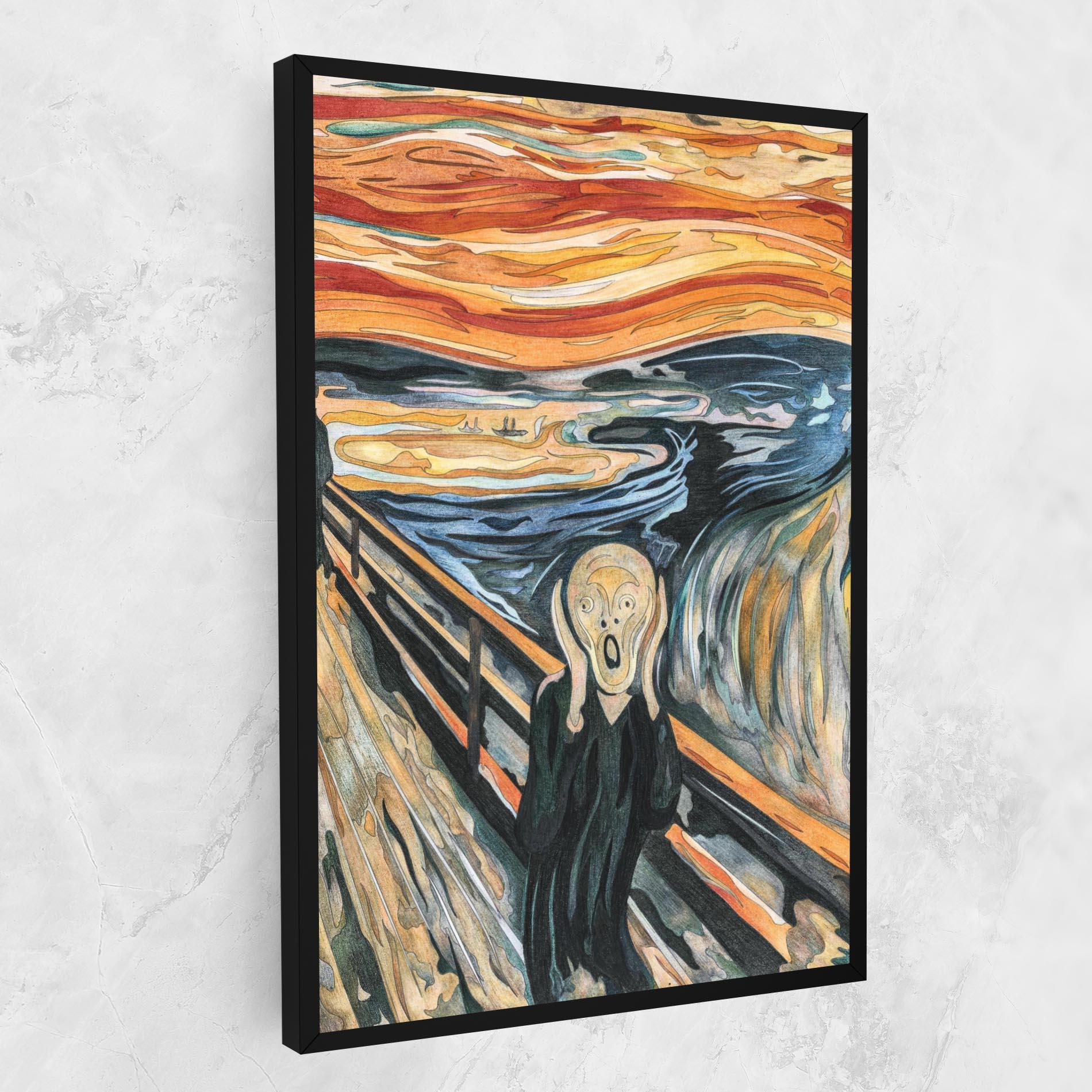 Vászonkép The Scream mockup 1