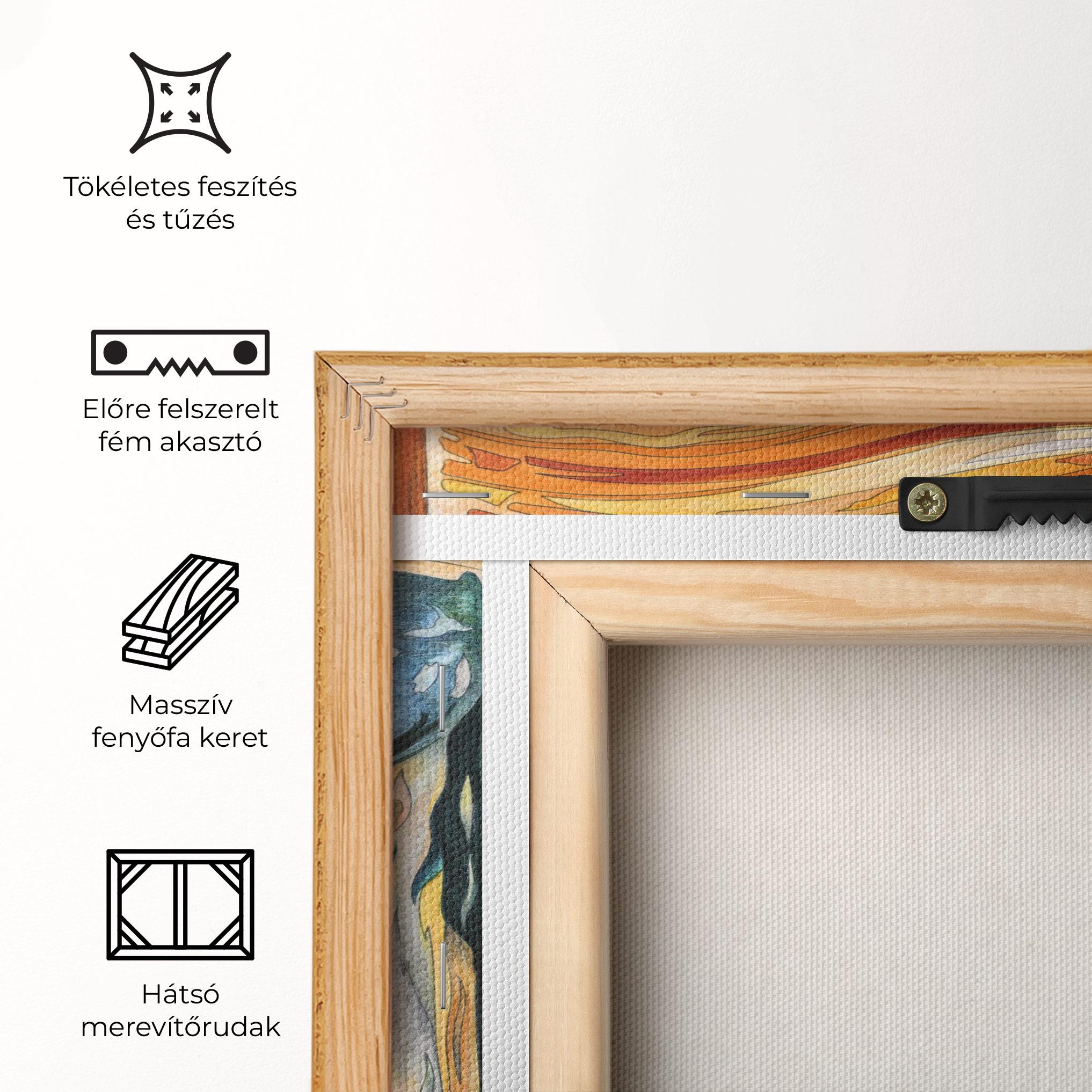 Vászonkép The Scream mockup 5