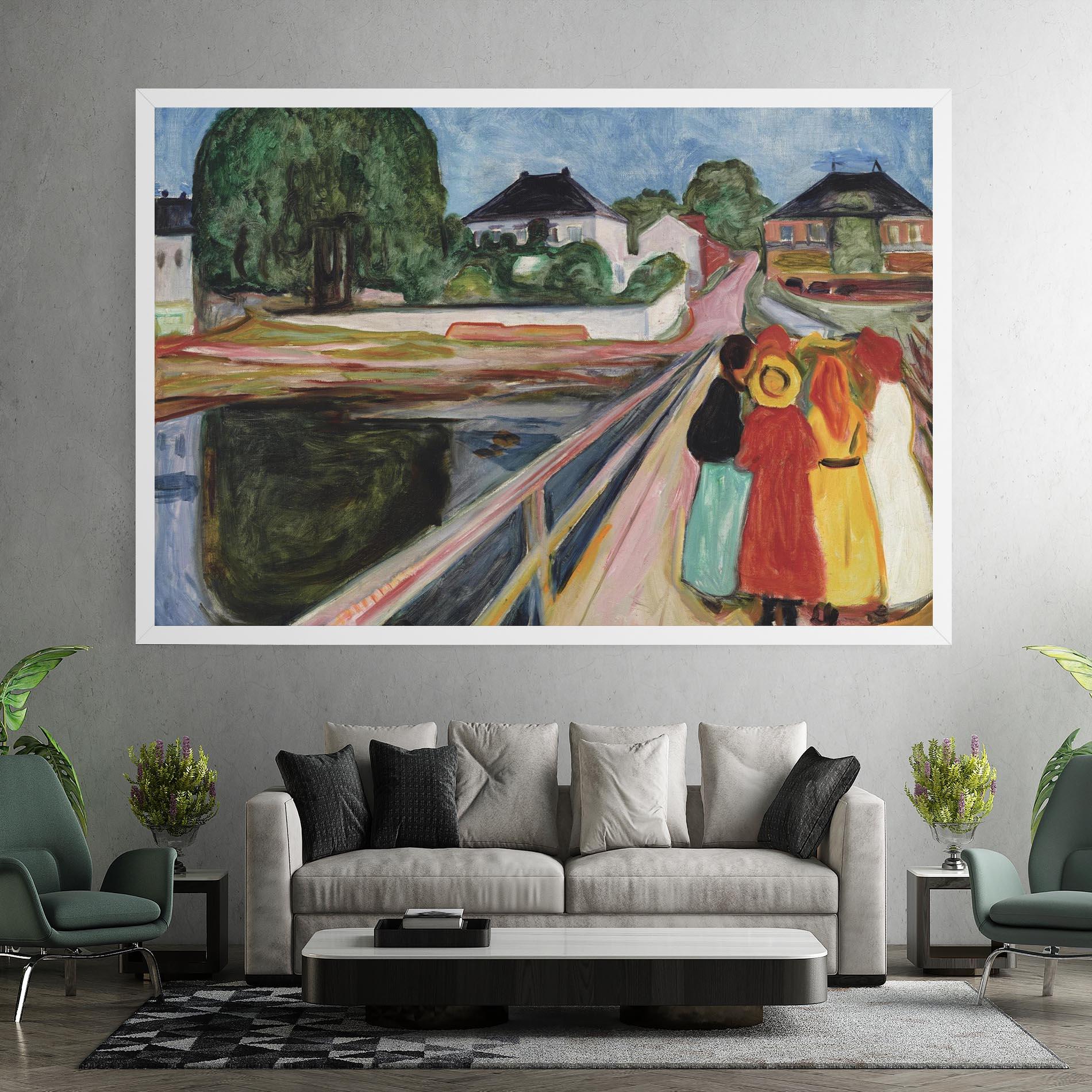 Vászonkép Pikene Pa Broen mockup 7