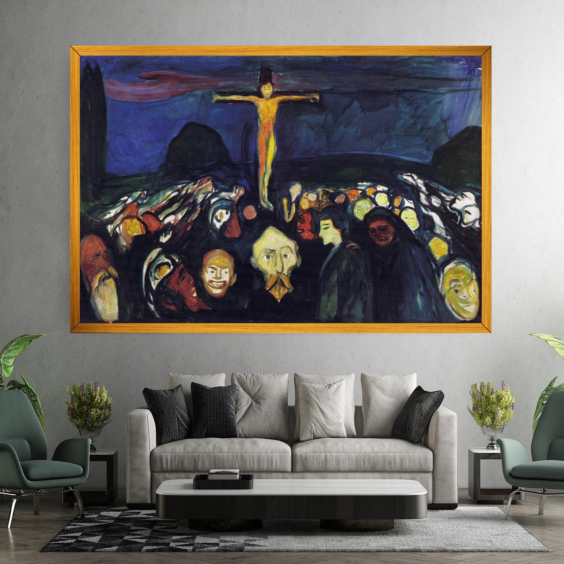 Vászonkép Golgotha mockup 7