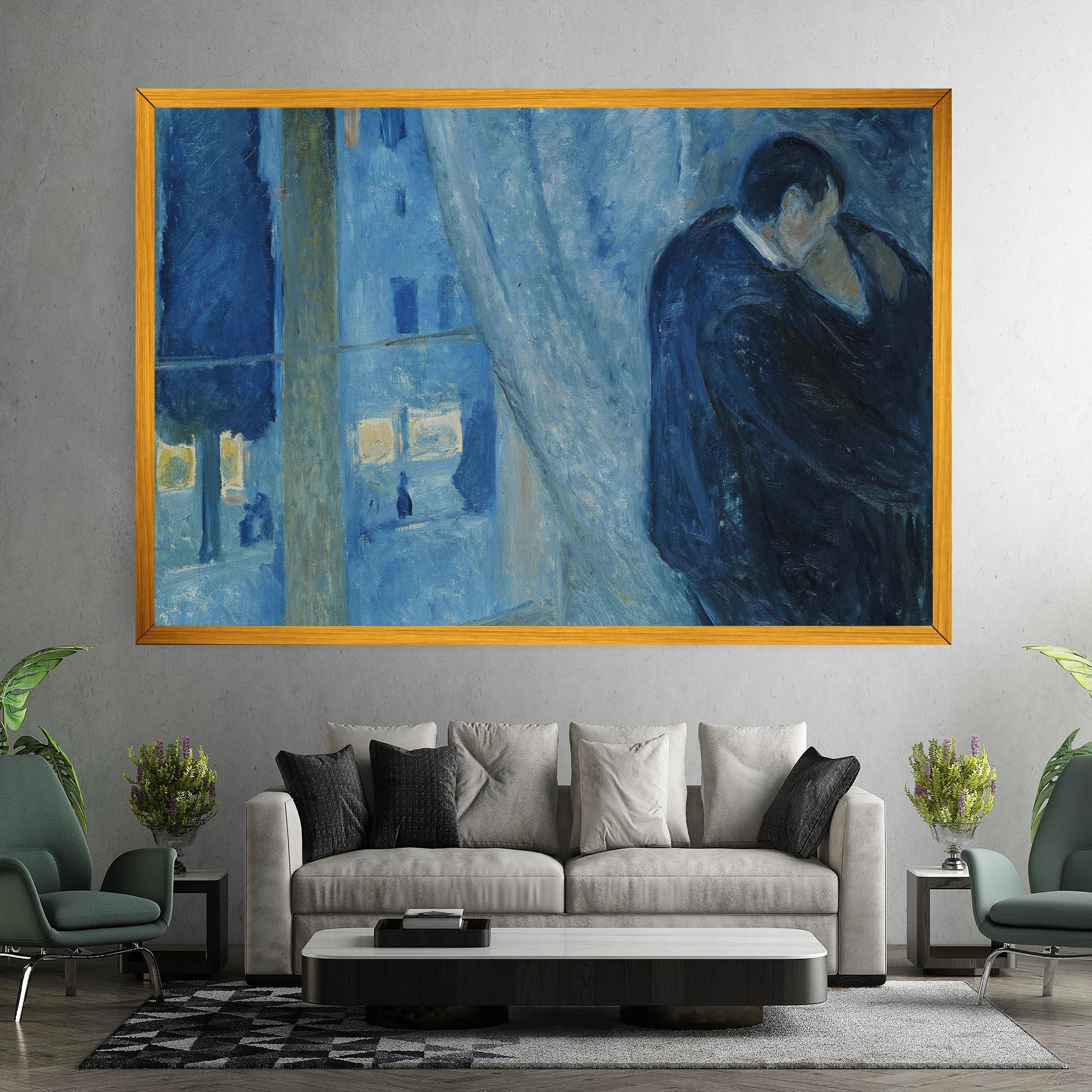 Vászonkép Kiss By The Window mockup 7