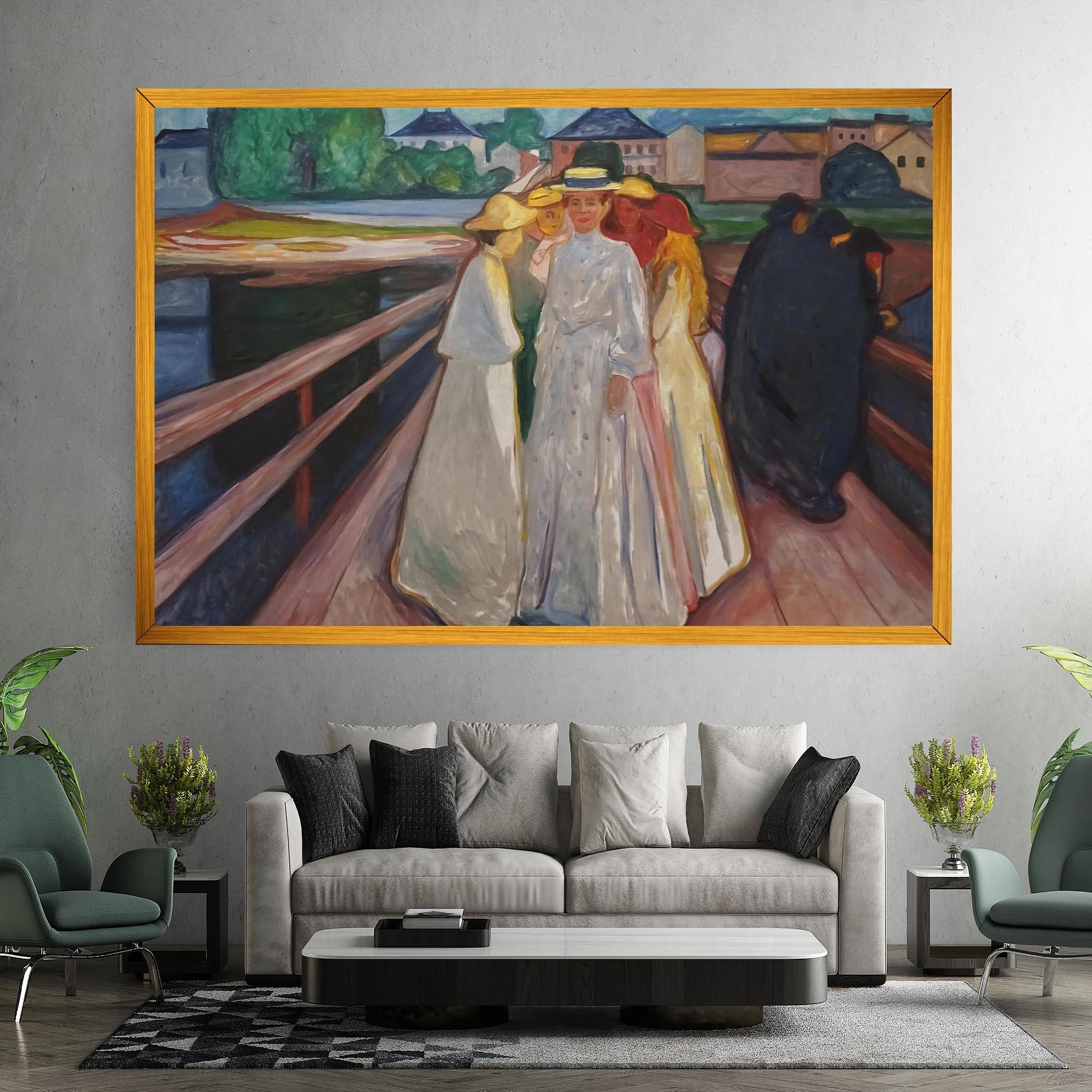 Vászonkép Munch Art mockup 7