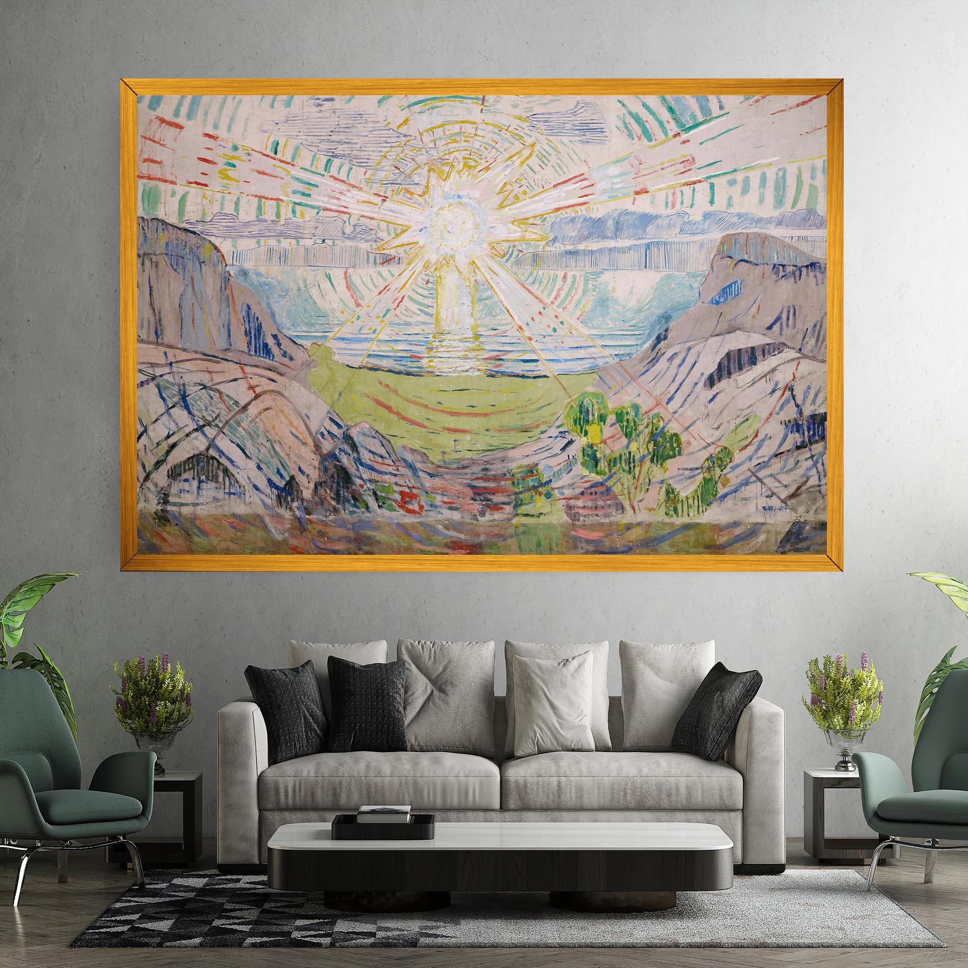 Vászonkép The Sun Art mockup 7