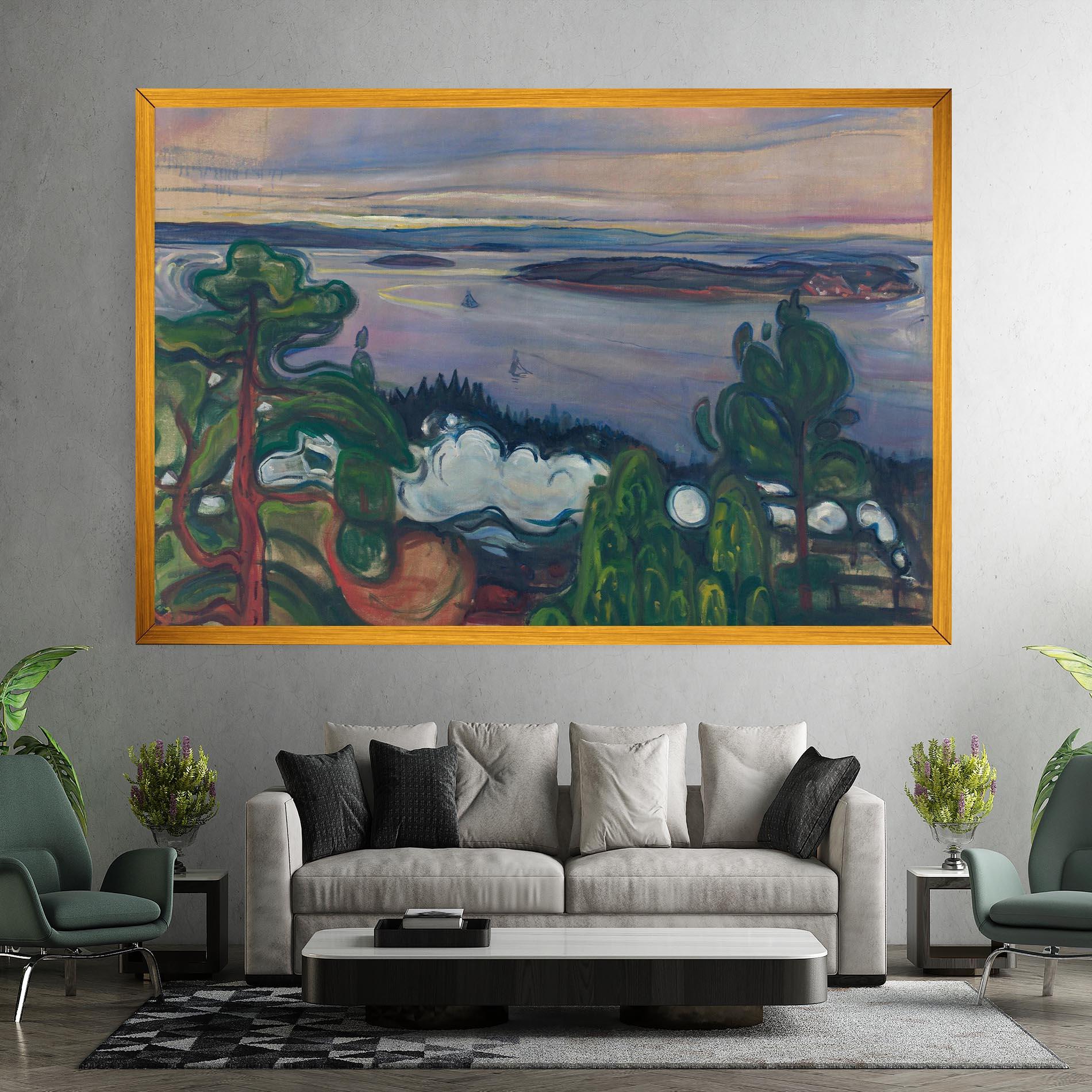 Vászonkép Train Smoke mockup 7