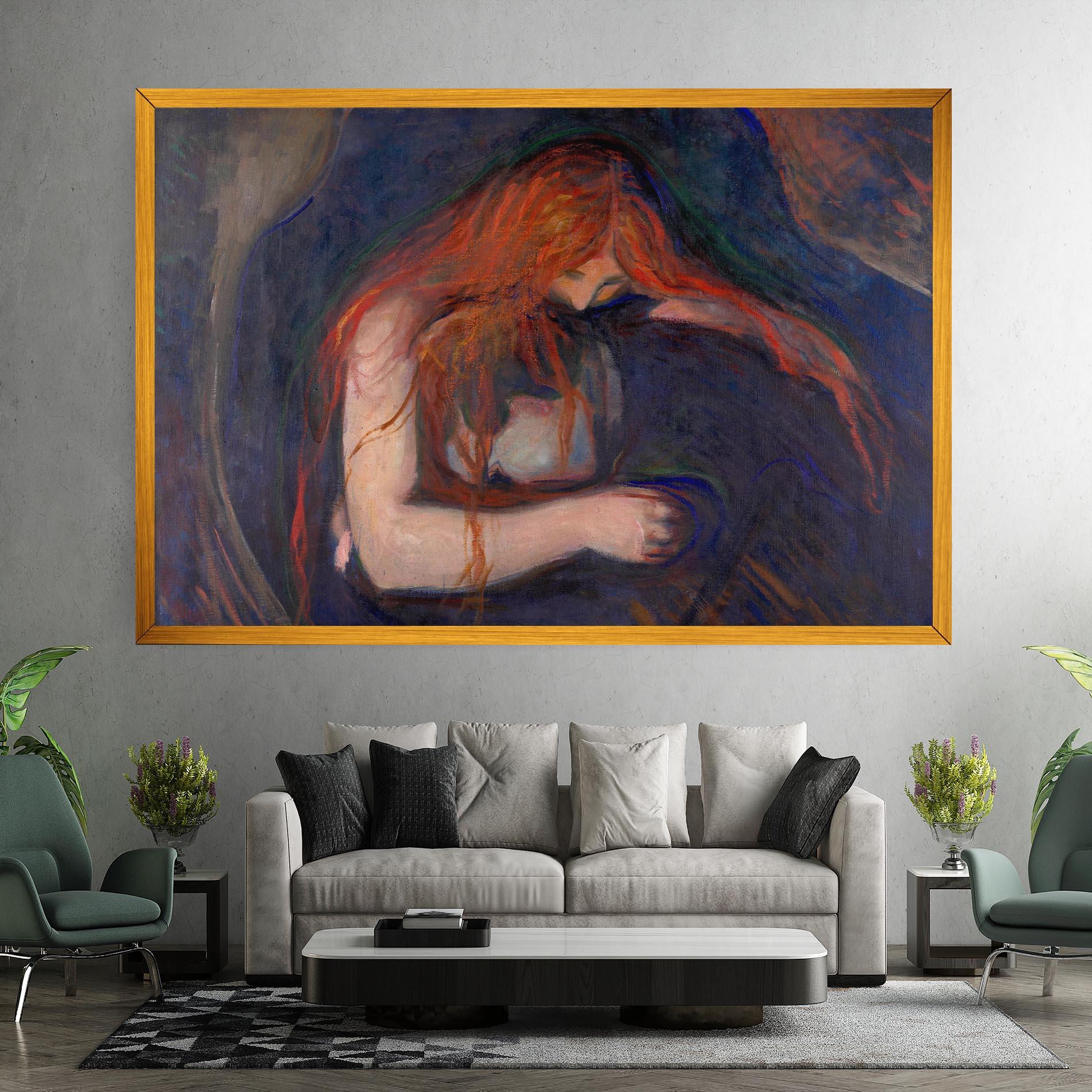 Vászonkép Vampire mockup 7