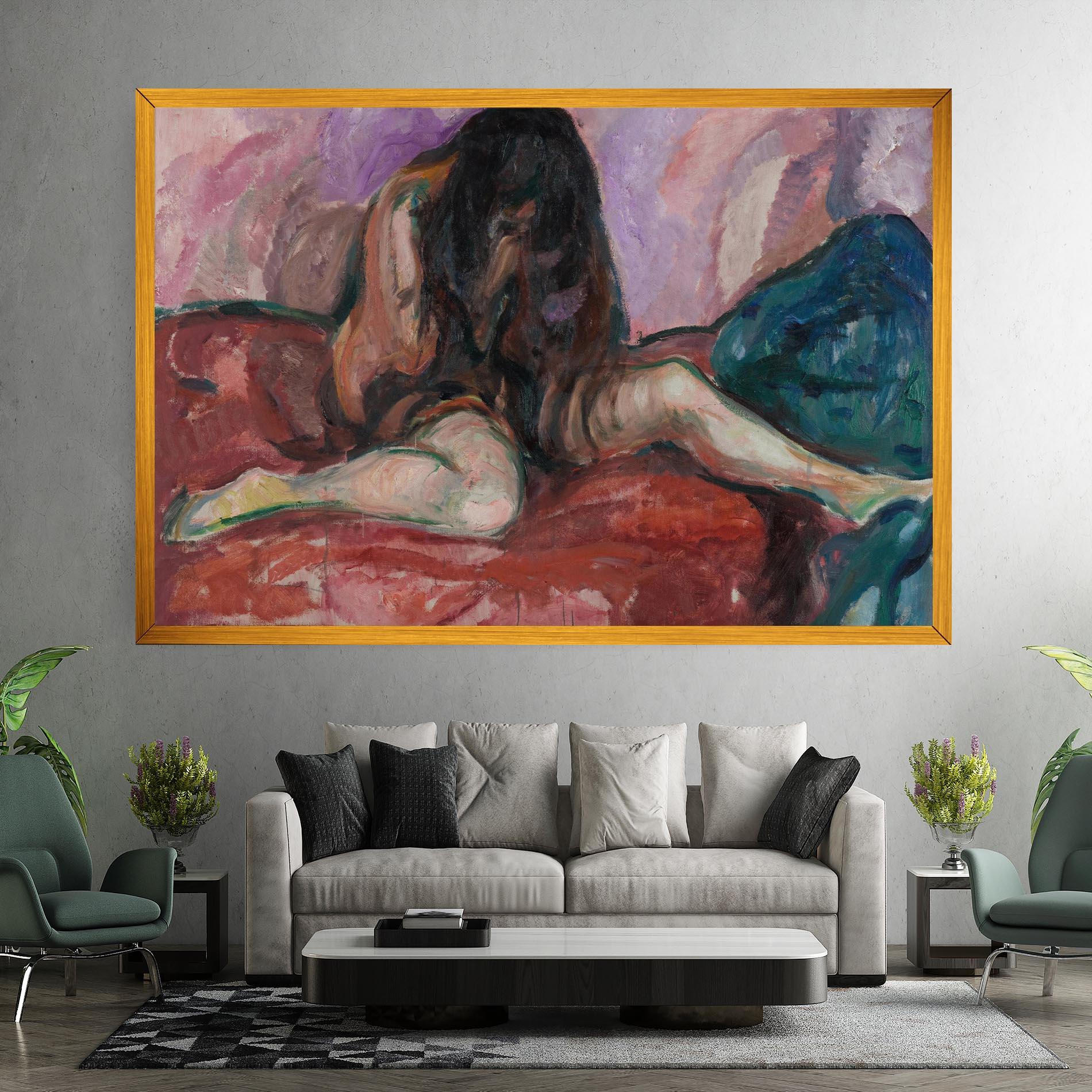 Vászonkép Weeping Nude mockup 7