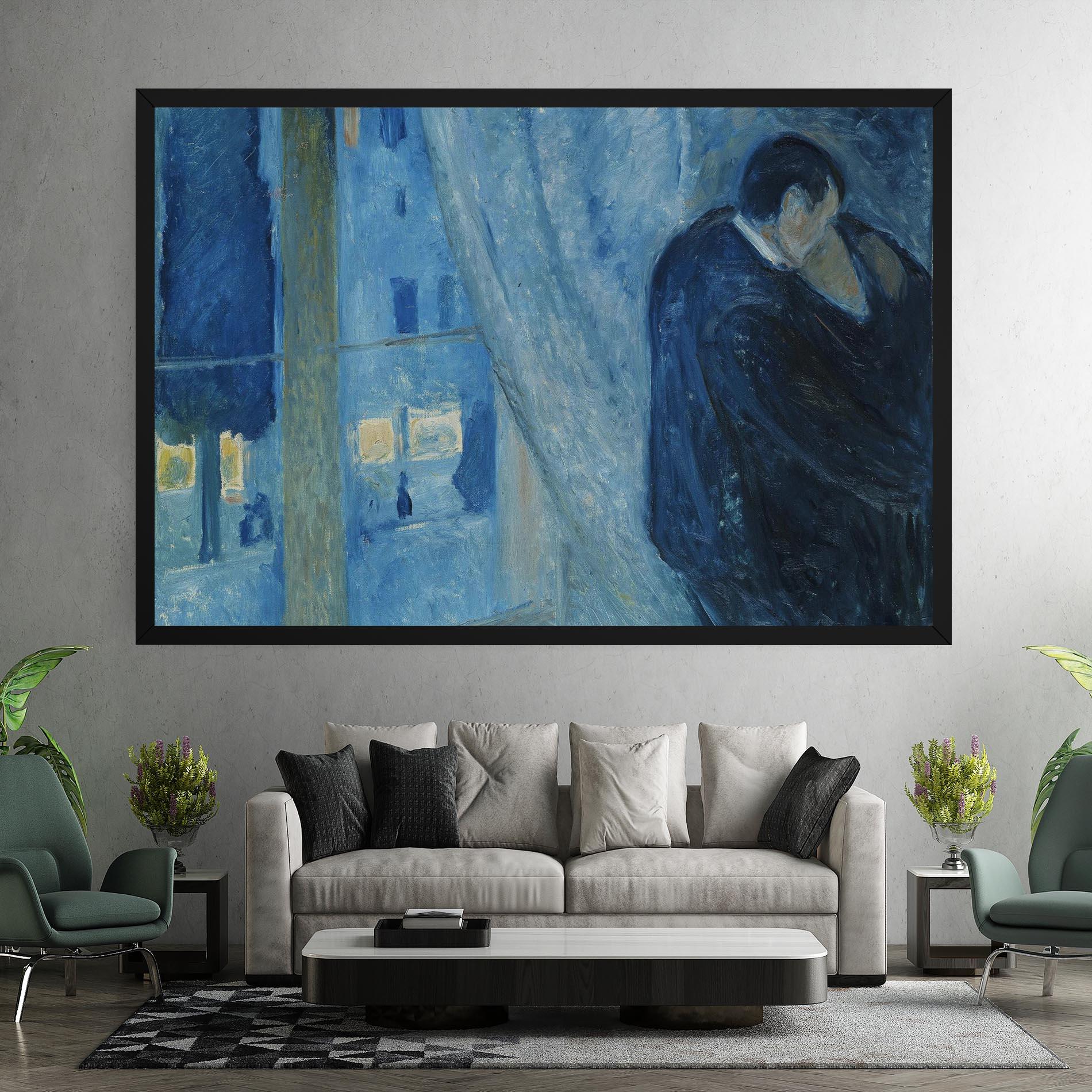 Vászonkép Kiss By The Window mockup 7