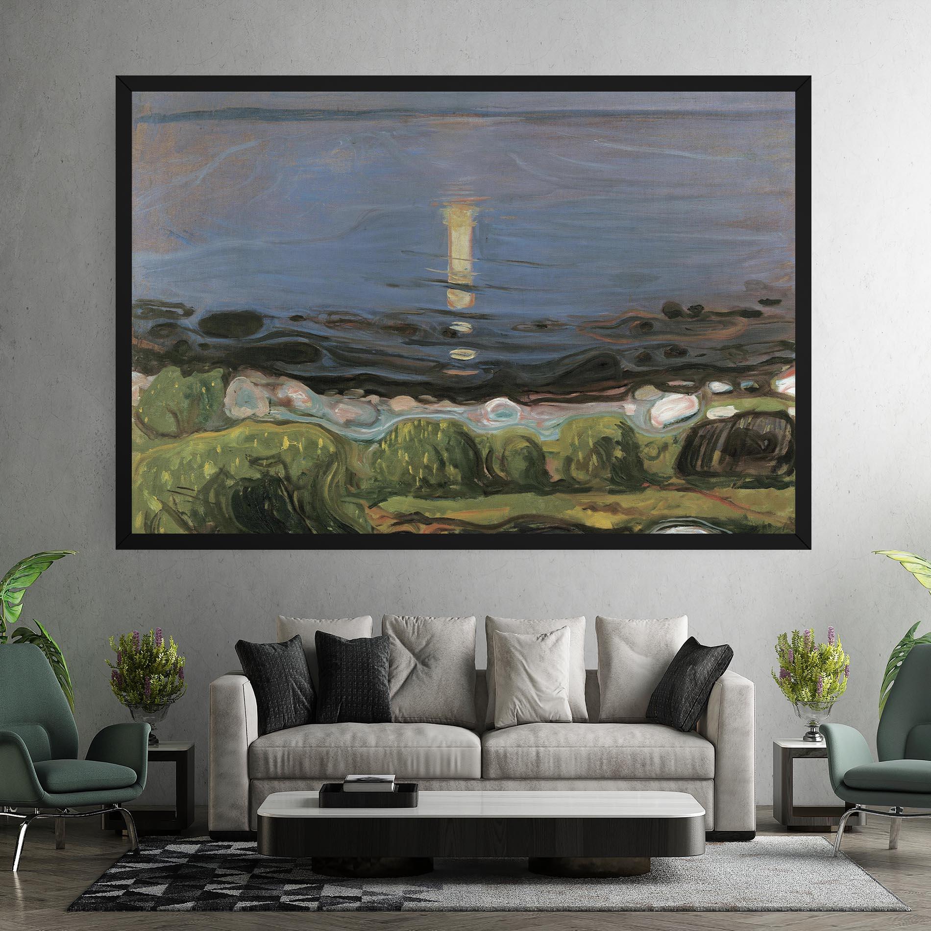 Vászonkép Summer Night Beach mockup 7