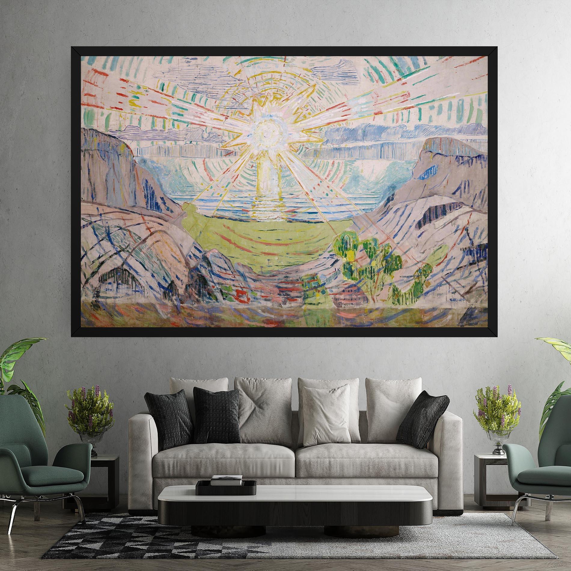 Vászonkép The Sun Art mockup 7