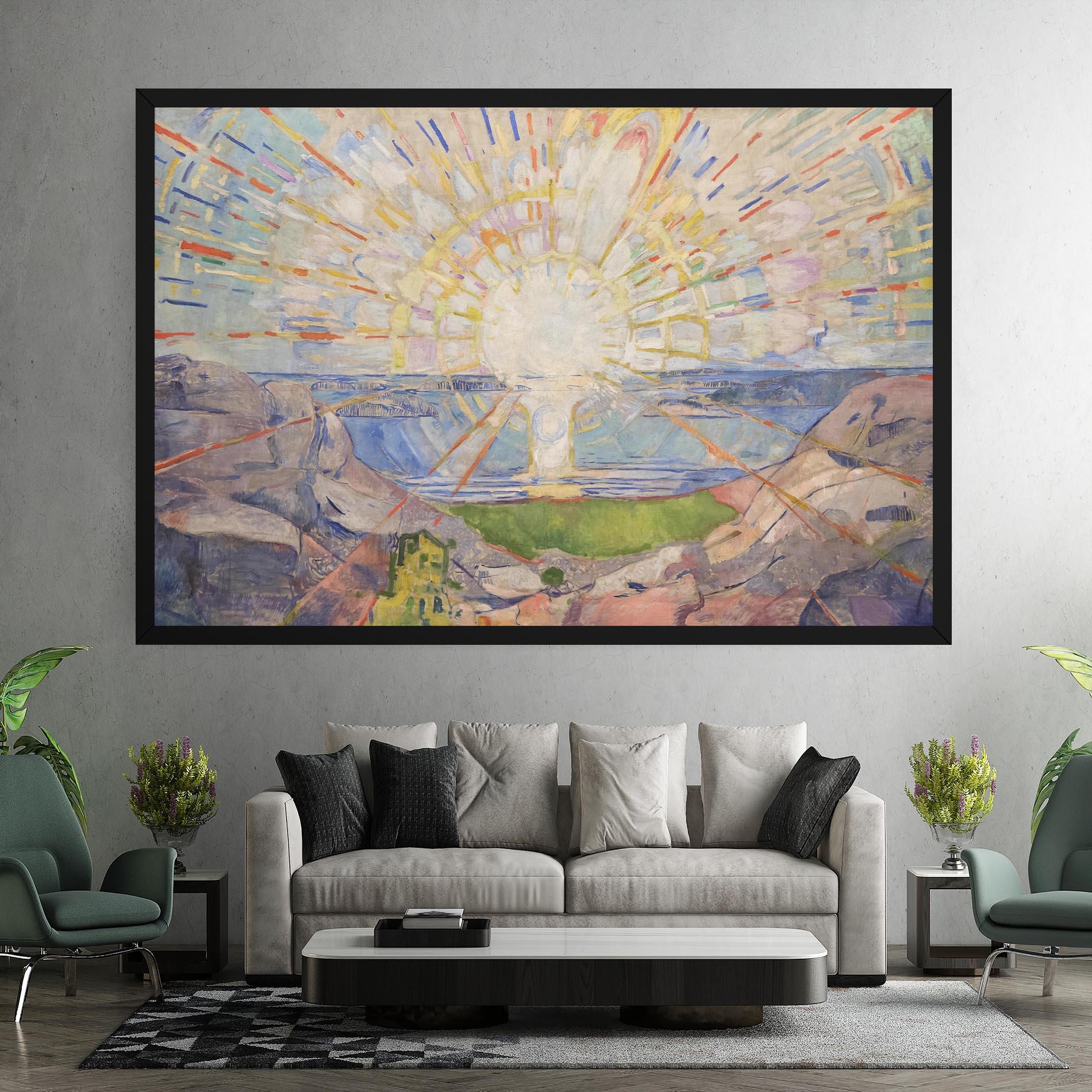 Vászonkép The Sun mockup 7